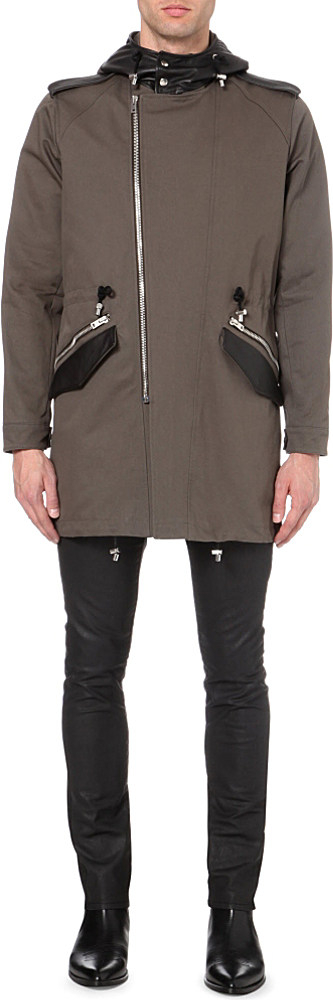 the kooples parka with fur hood