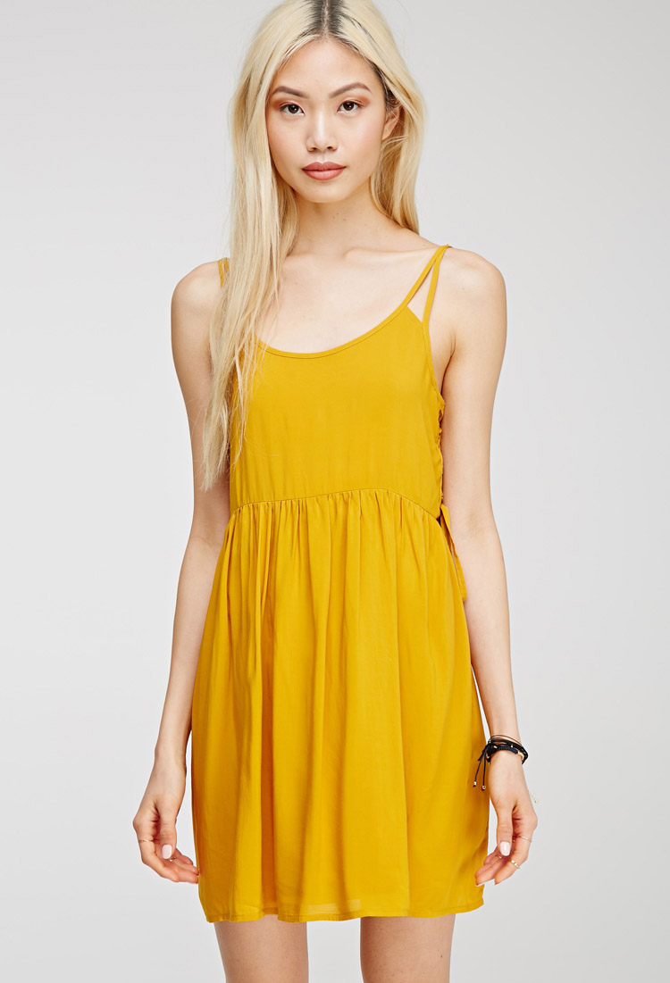 Yellow Babydoll Dress