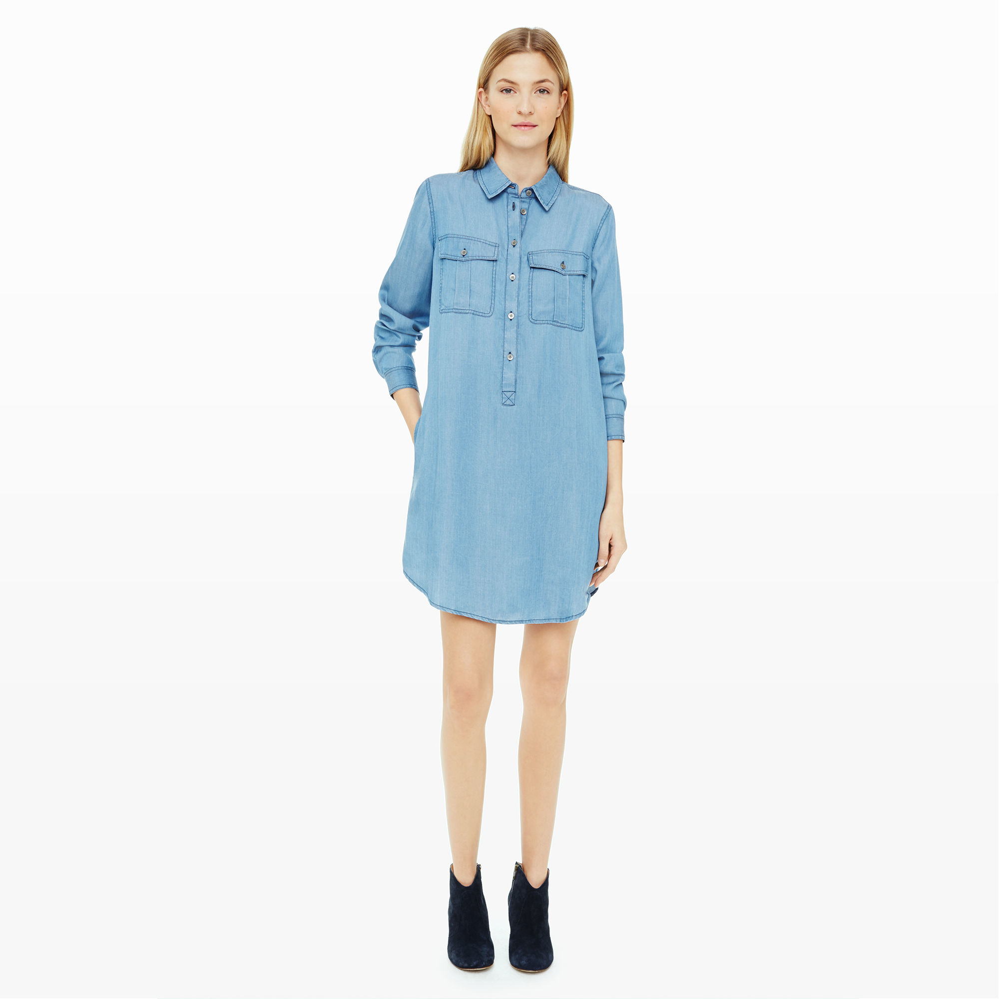 club monaco shirt dress