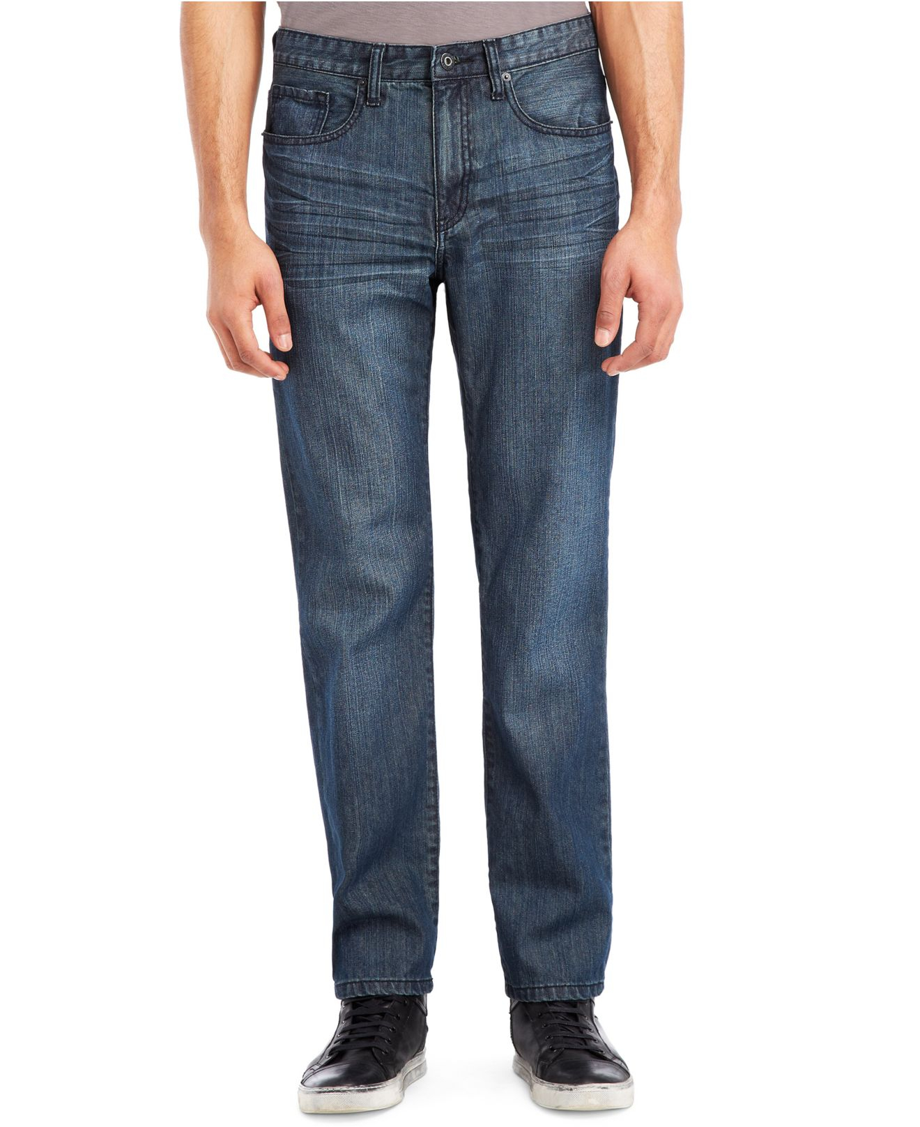 Kenneth Cole Relaxed-Fit Jeans in Blue for Men | Lyst