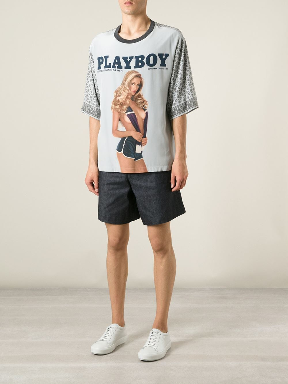 Grey store playboy shirt