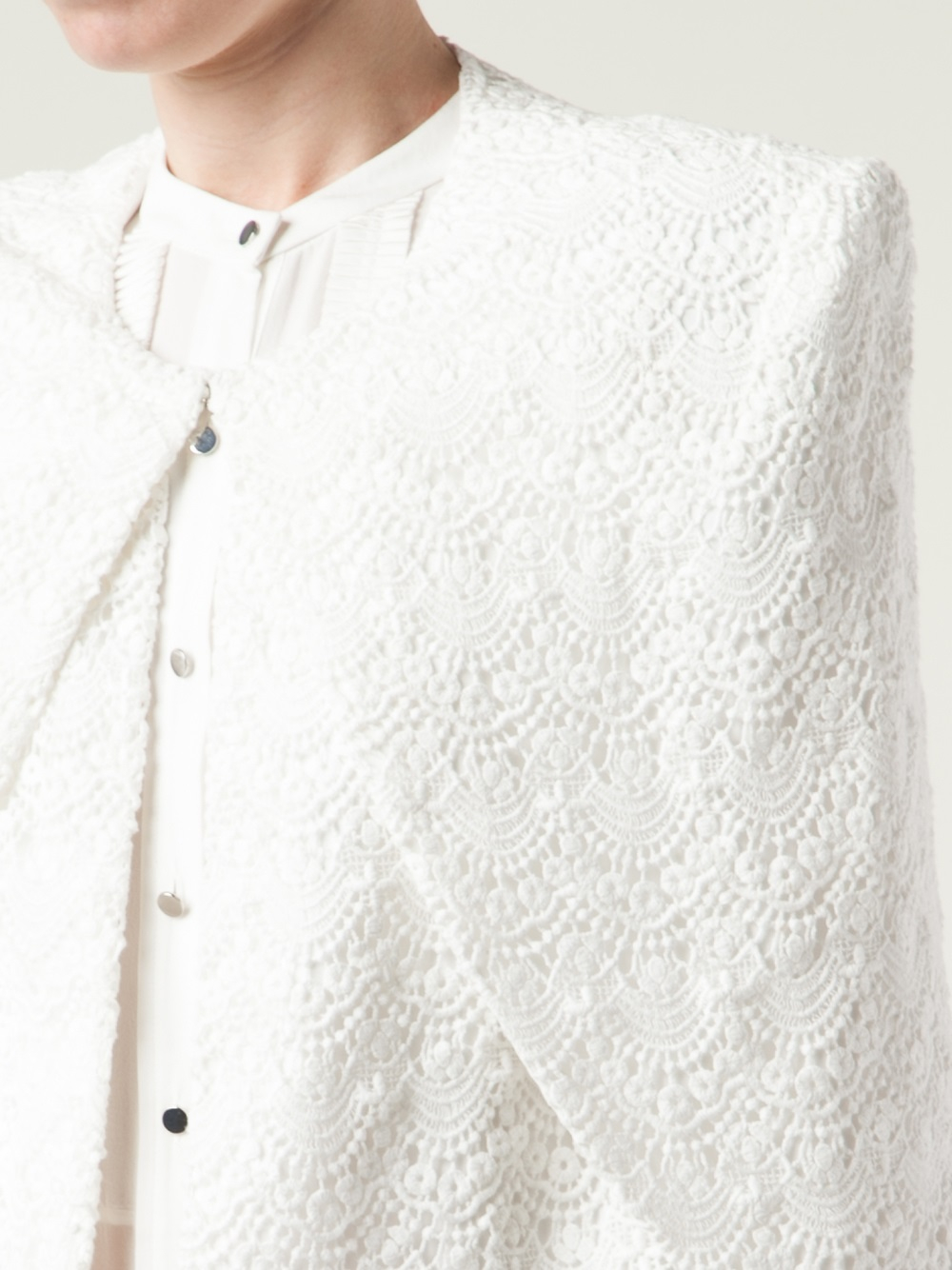 Lyst Sass & Bide A Writers Life Capelet Jacket in White