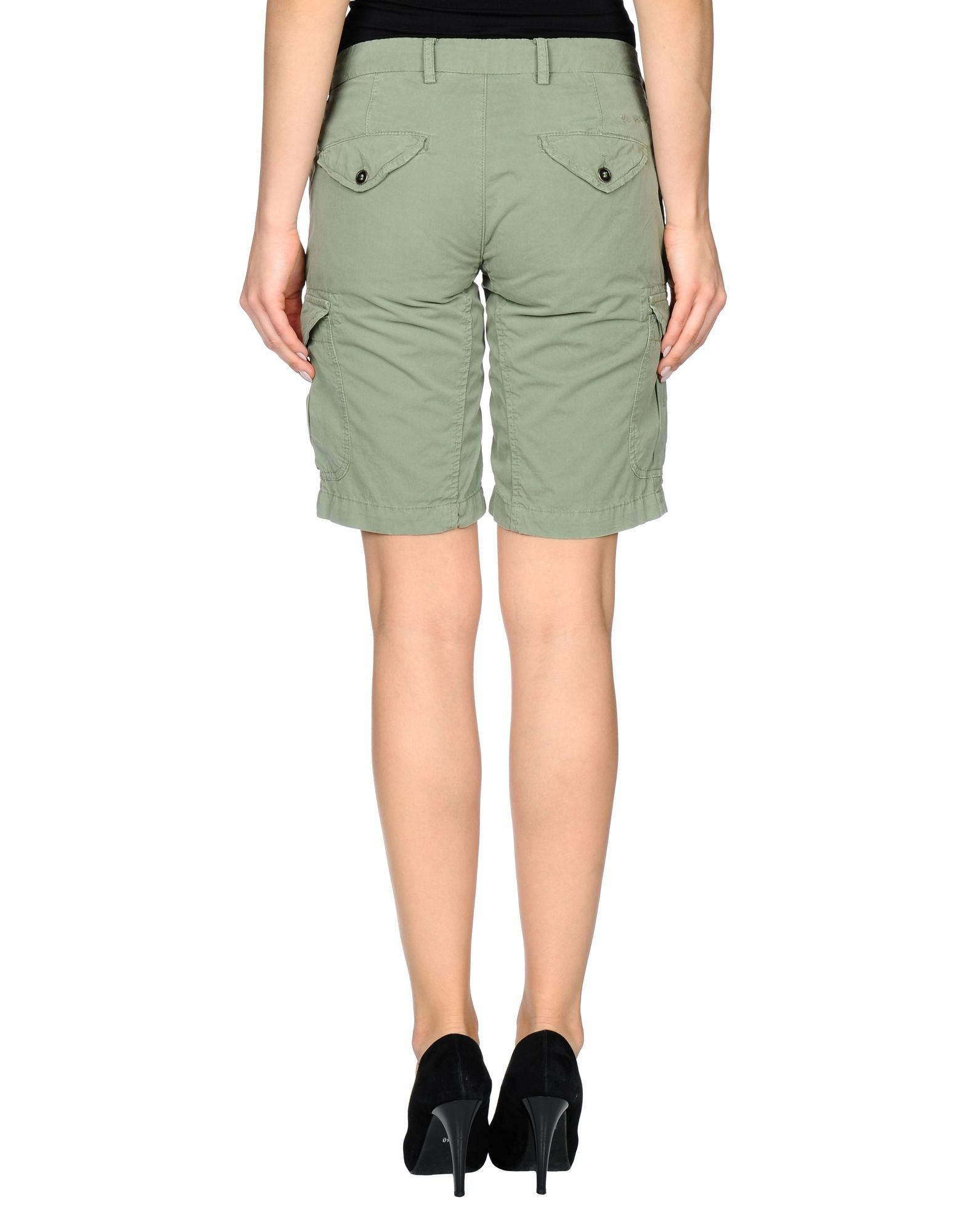 40weft Bermuda Shorts in Green (Military green) Save 62 Lyst