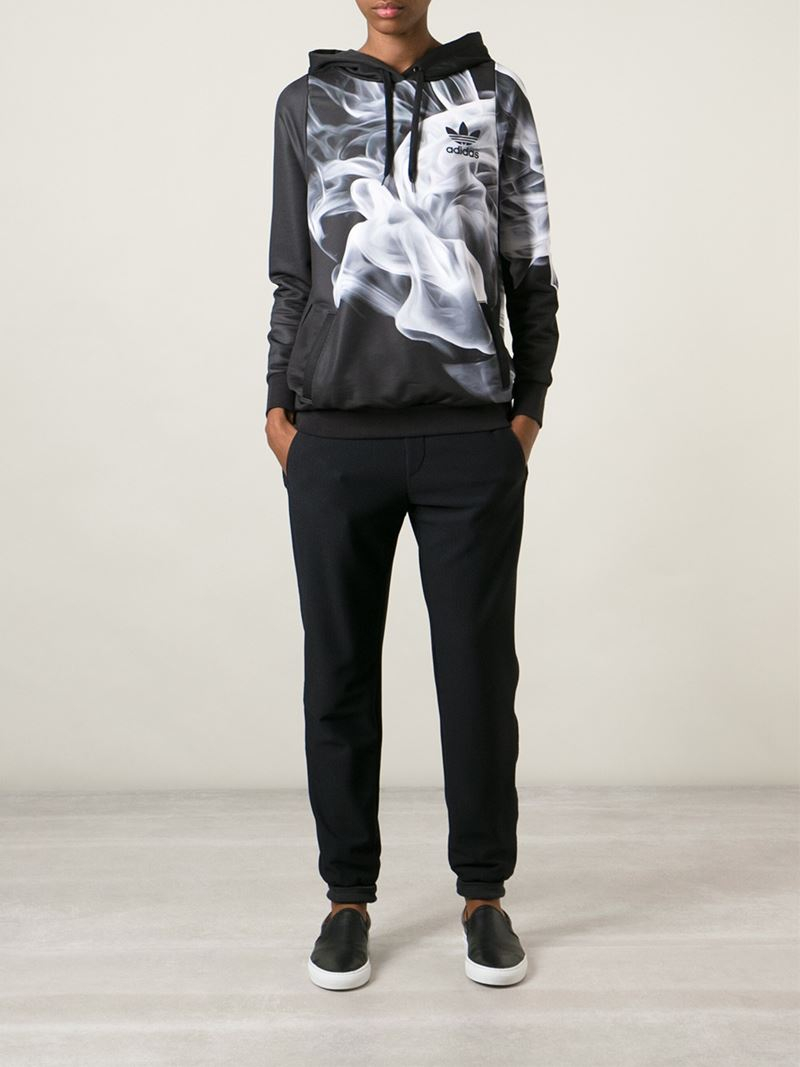 adidas Originals 'Smoke' Sweatshirt in Black | Lyst