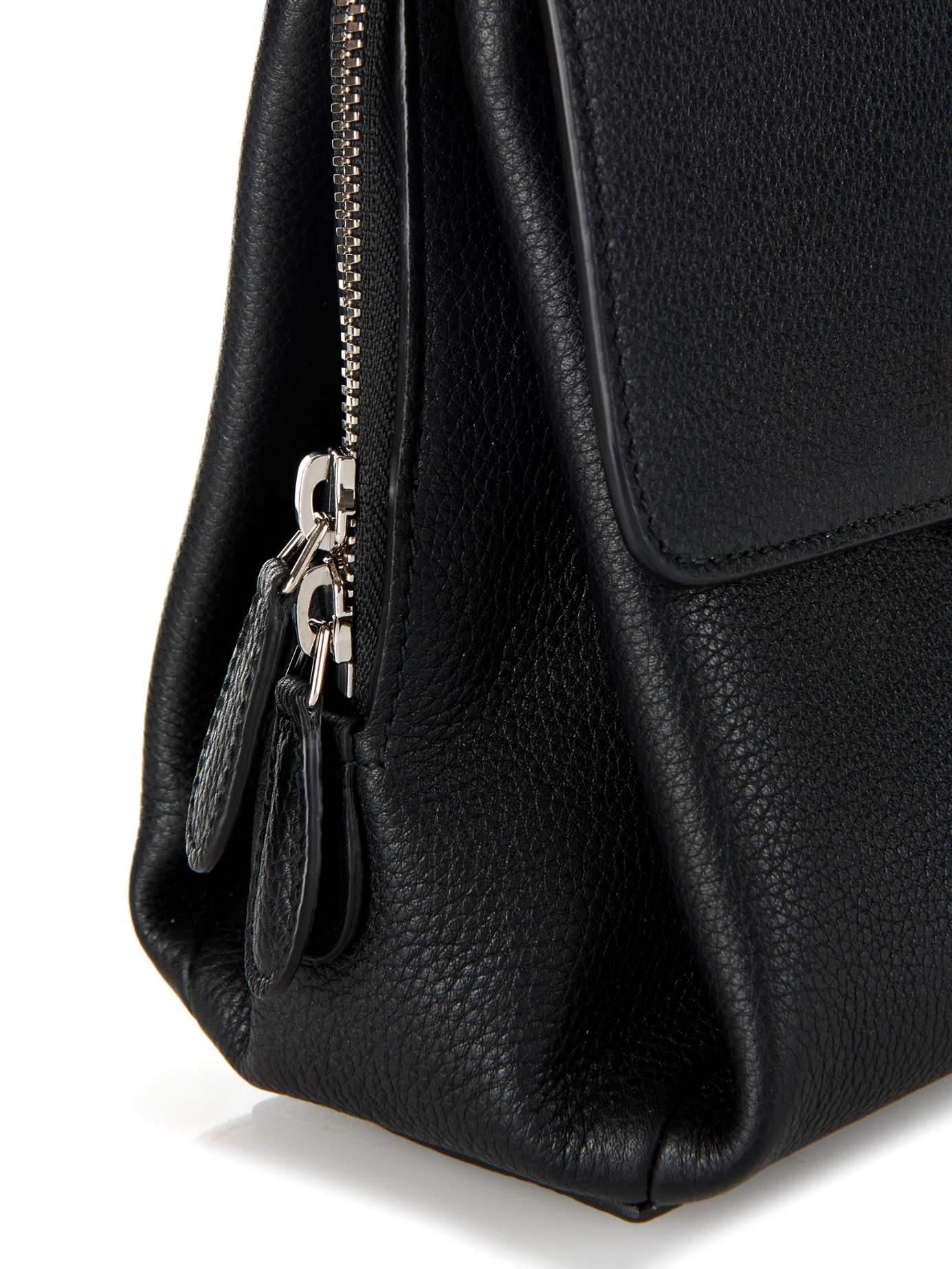 Balenciaga Mini Soft Le Dix Cartable Leather Crossbody Bag (SHG