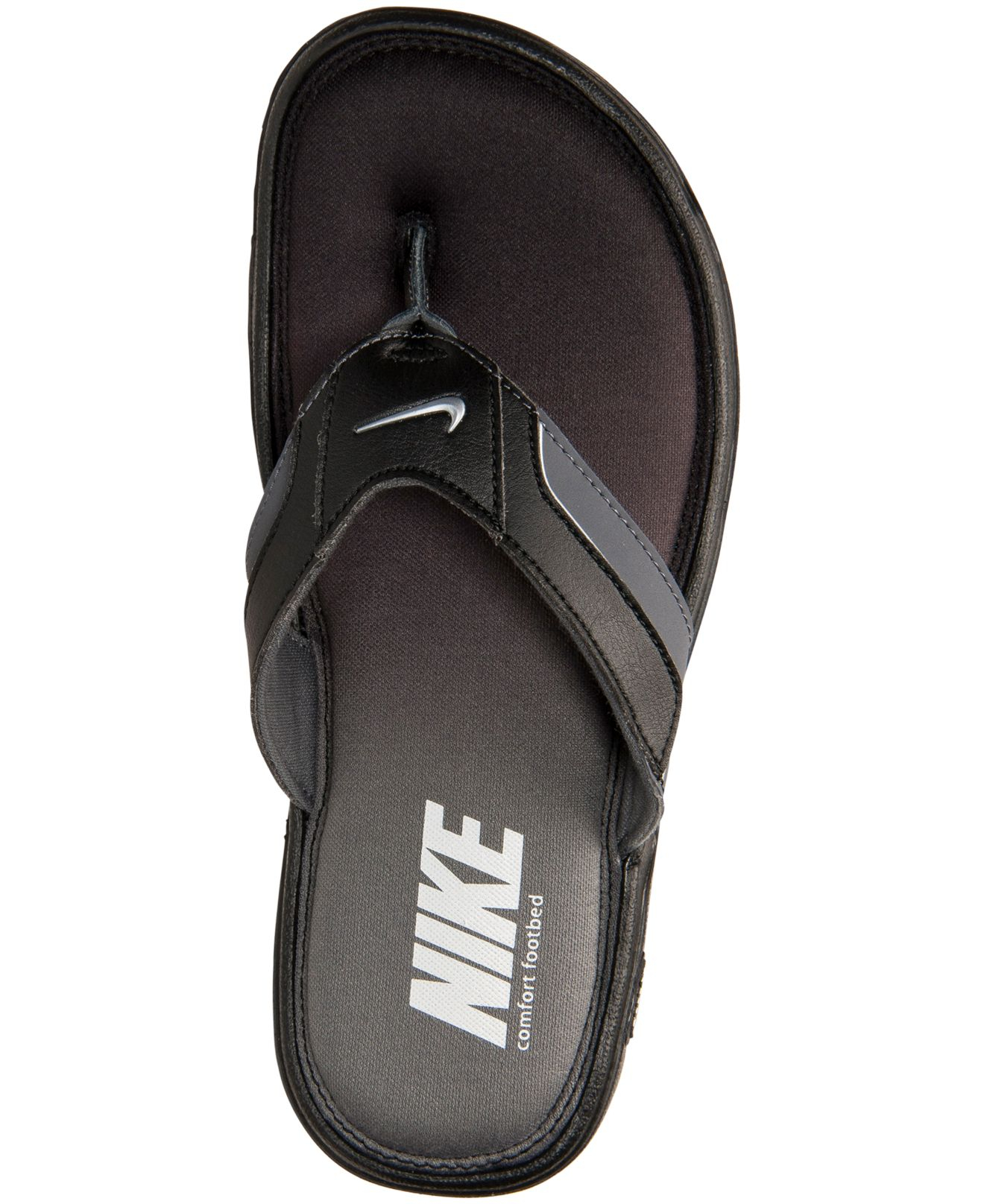 Nike Men's Solarsoft Comfort Thong Sandals From Finish Line in Black for Men  | Lyst