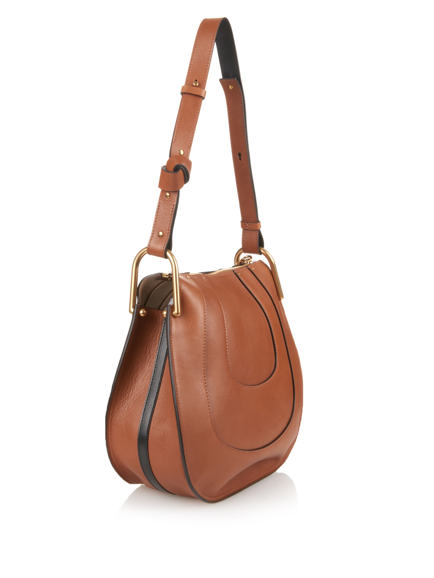 Chloé Hayley Hobo Leather Shoulder Bag in Tan (Brown) - Lyst