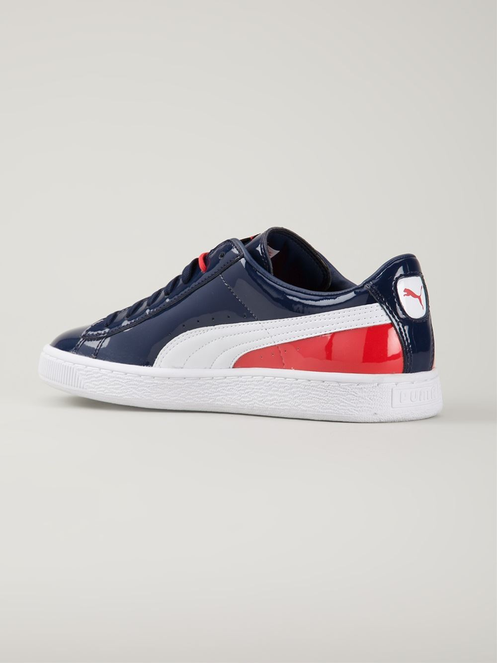 PUMA 'Basket Classic Patent' Sneakers in Blue for Men | Lyst