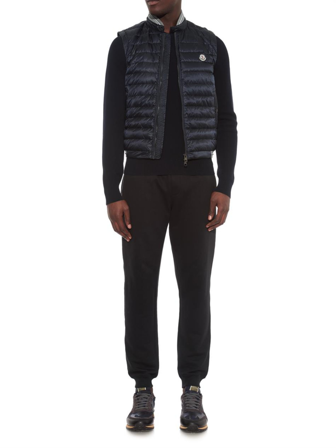 Maglia Contrast panel Gilet