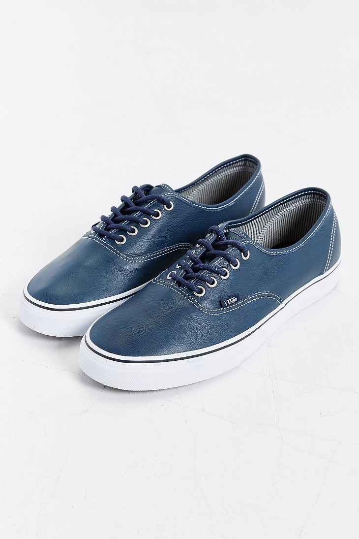 Opera Mexico partner Vans Authentic Leather Sneaker in Navy (Blue) for Men - Lyst