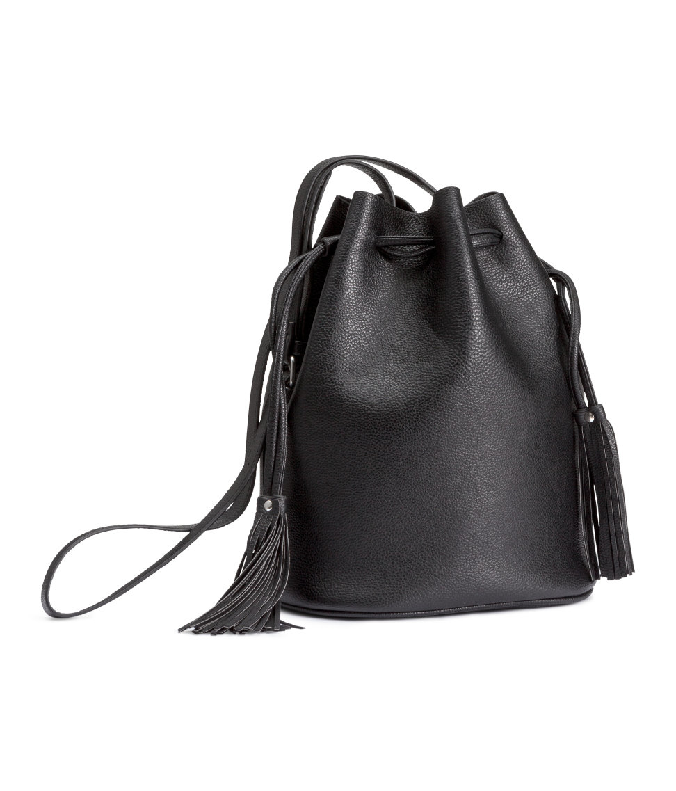 H&M Bucket Bag in Black - Lyst