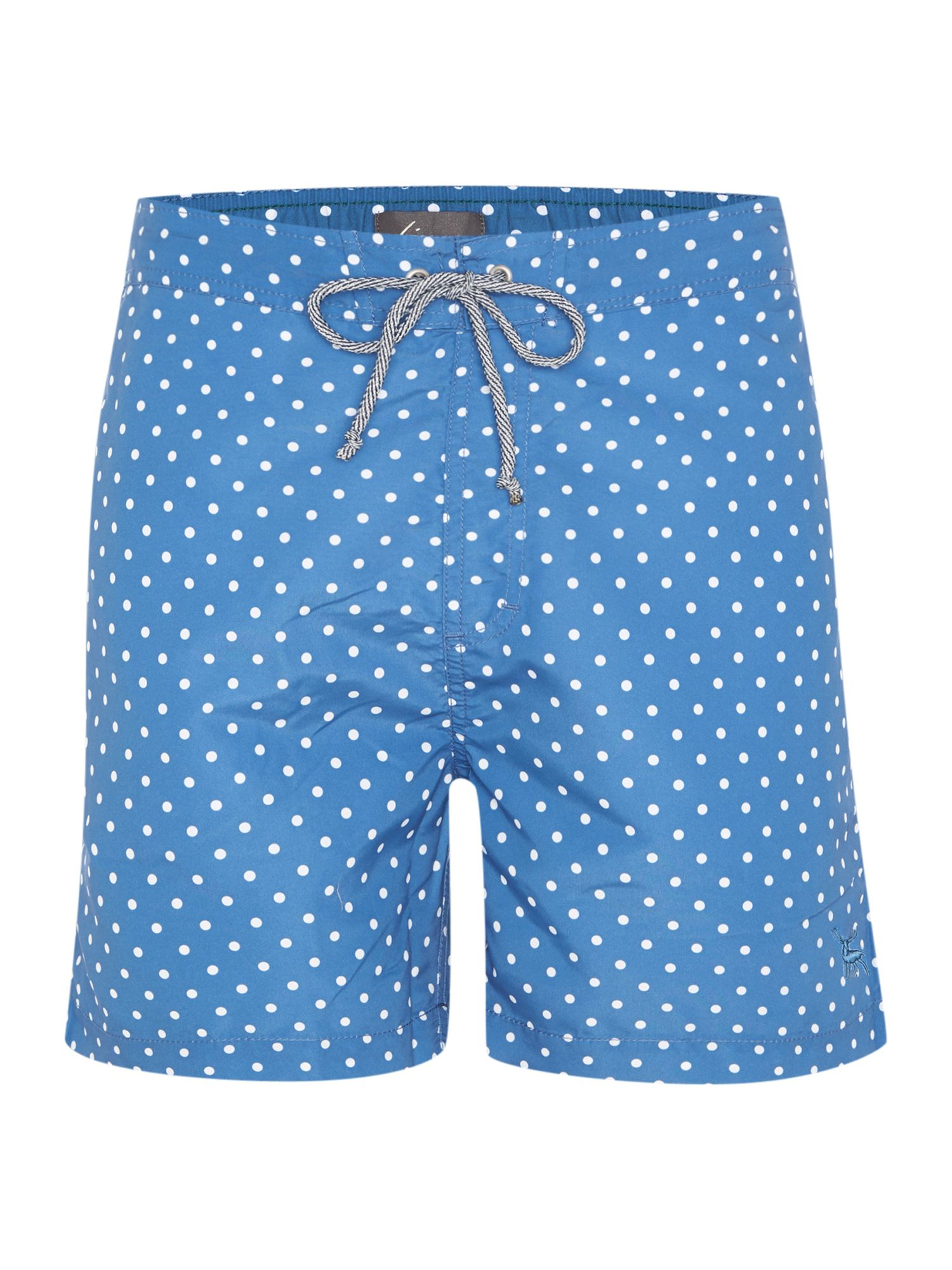 Linea Polka Dot Swim Shorts in Blue for Men Light Blue