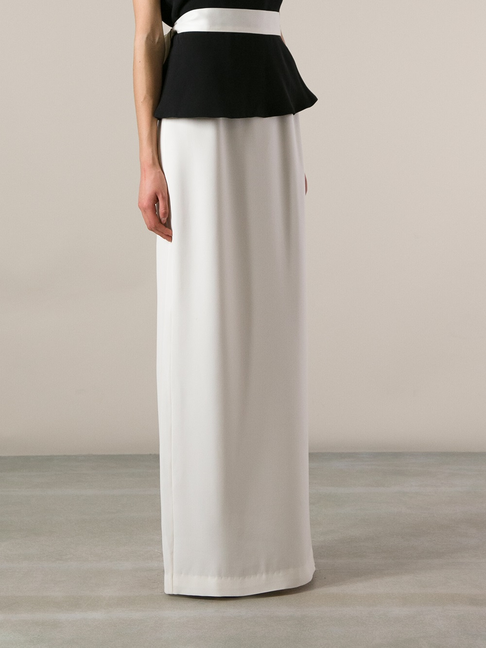 Raoul Long Pencil Skirt in White Lyst UK