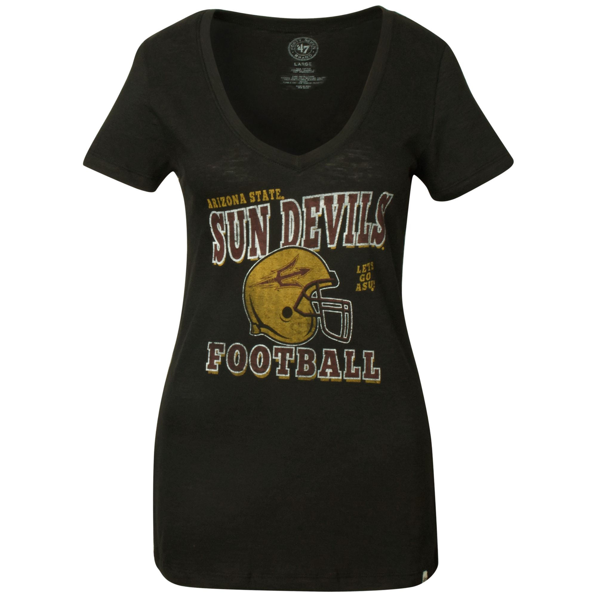 47 Brand Women'S Arizona State Sun Devils Scrum T-Shirt in Black | Lyst
