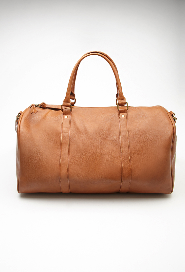 Faux Leather Weekender Bag Faux Leather Weekender Bag
