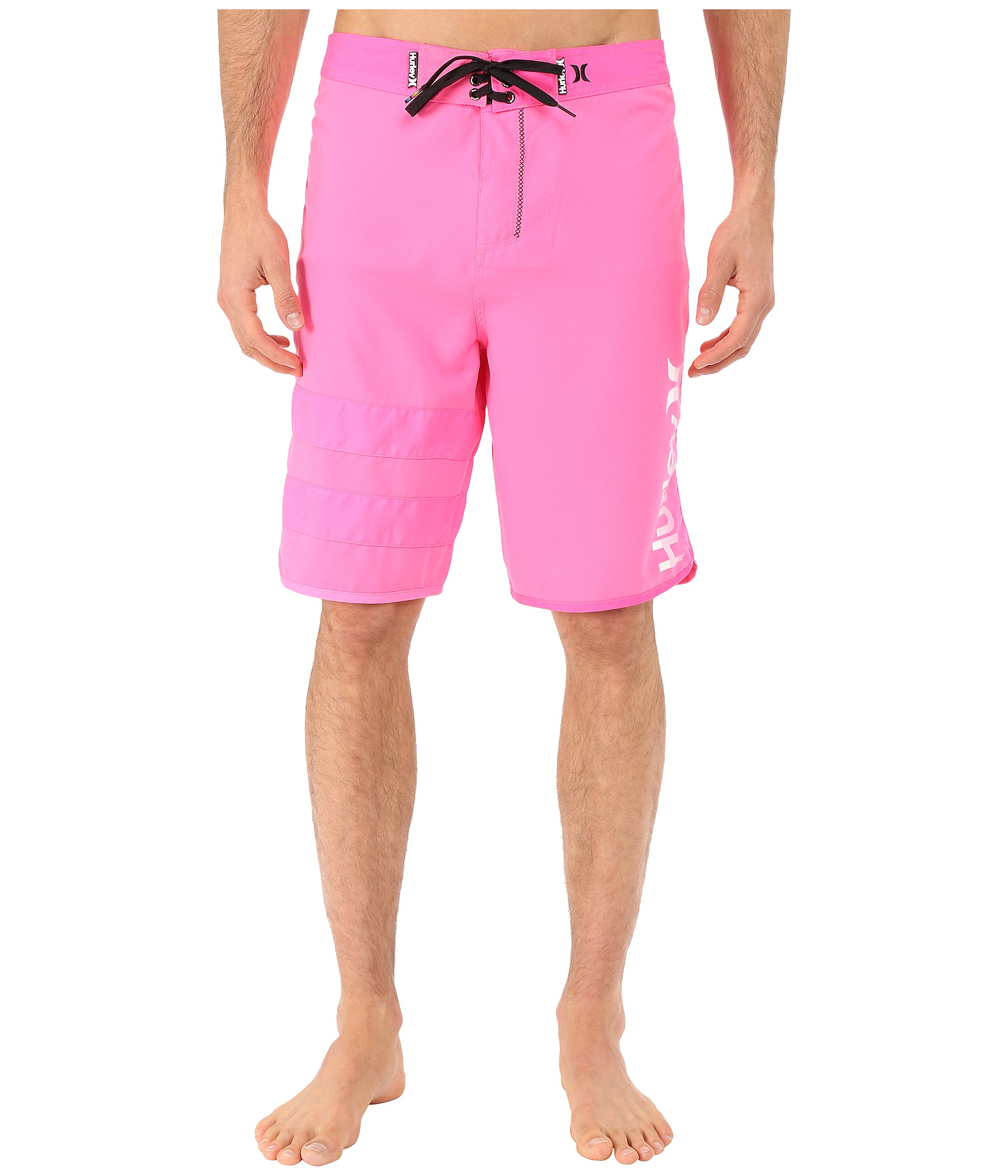 pink hurley swim trunks