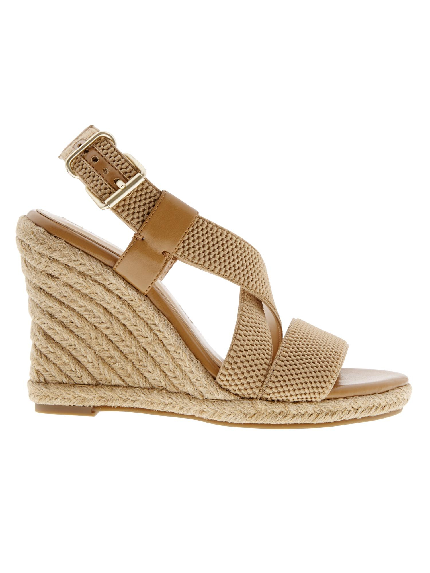 banana republic espadrille wedge