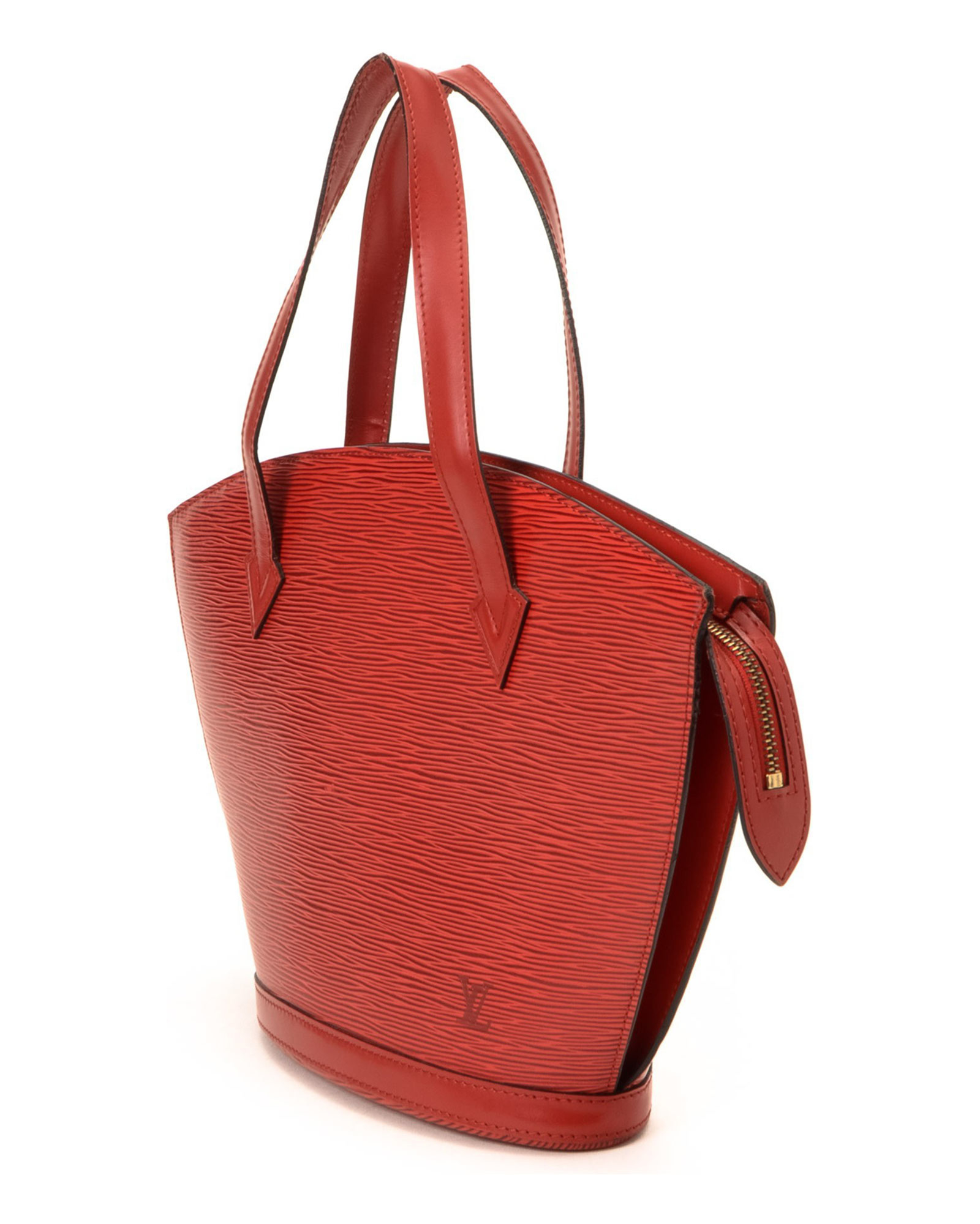 Louis Vuitton Red Tote Bag - Vintage - Lyst