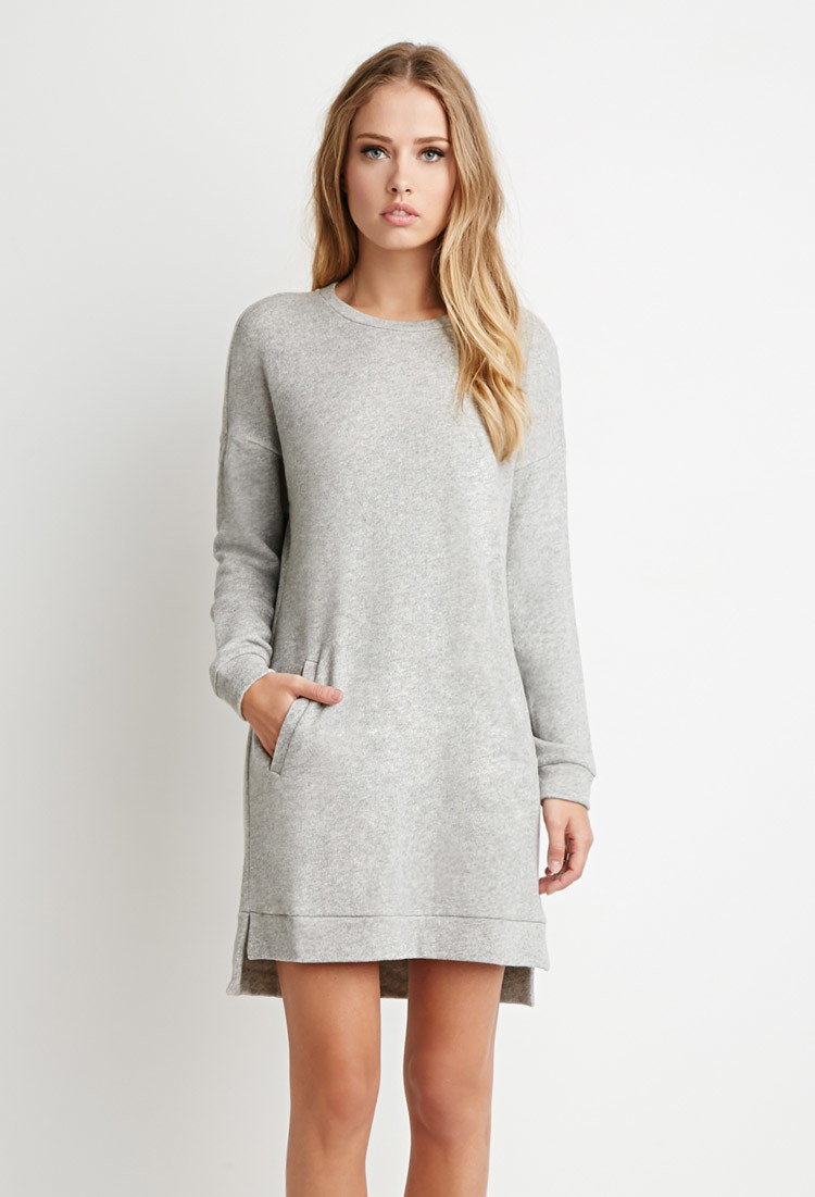 white long sleeve dress forever 21