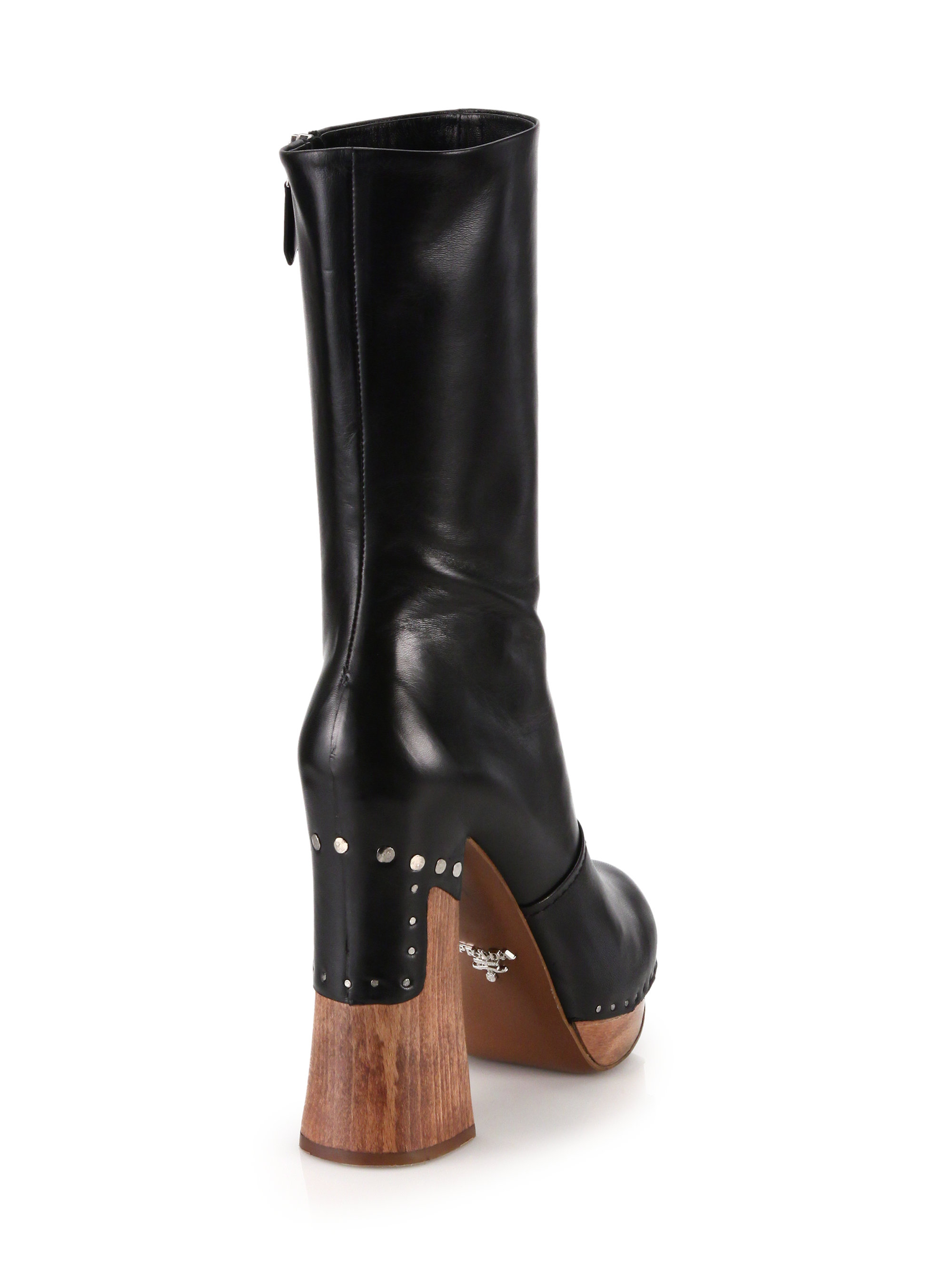 prada boot heels