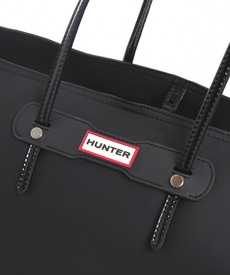 hunter rubber tote bag