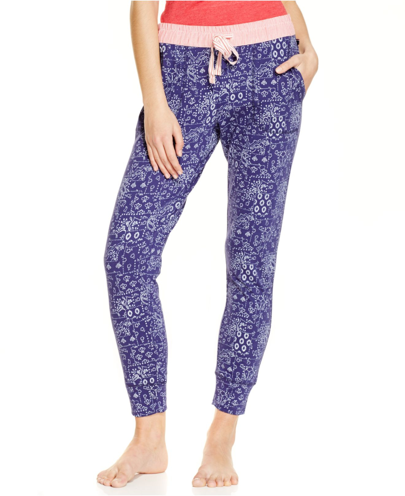 Tommy Hilfiger Bandana Print Pajama Pants in Blue Lyst