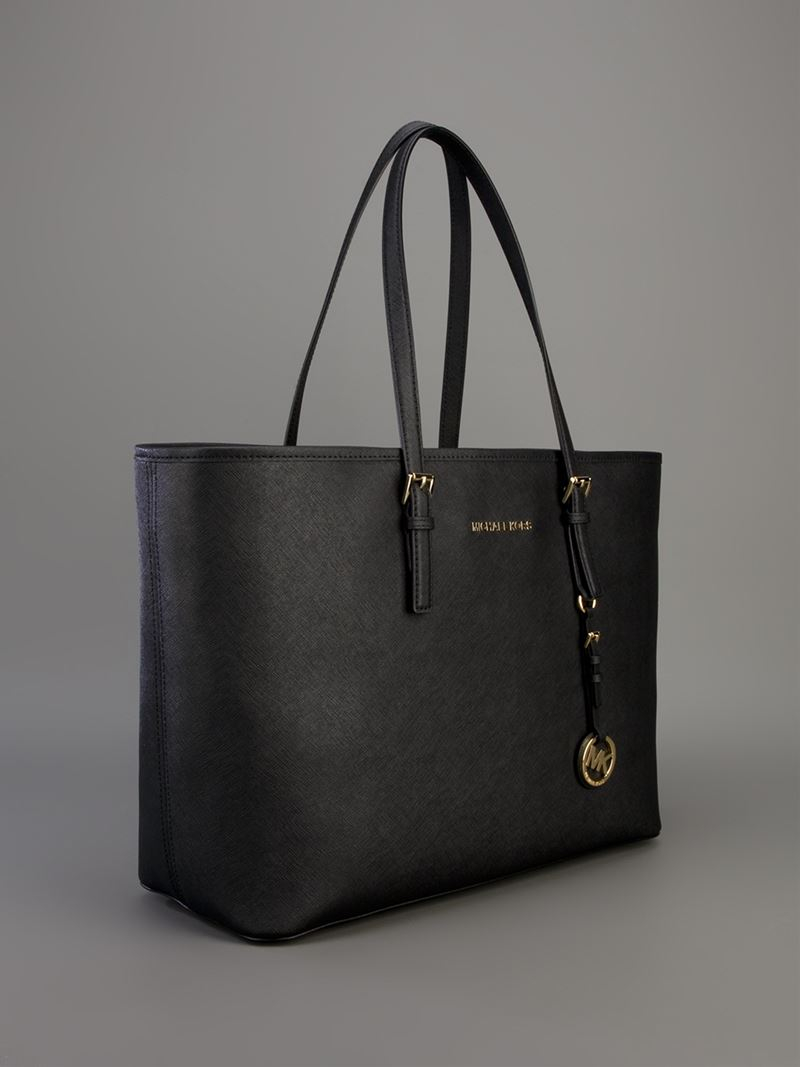michael kors black jet set purse