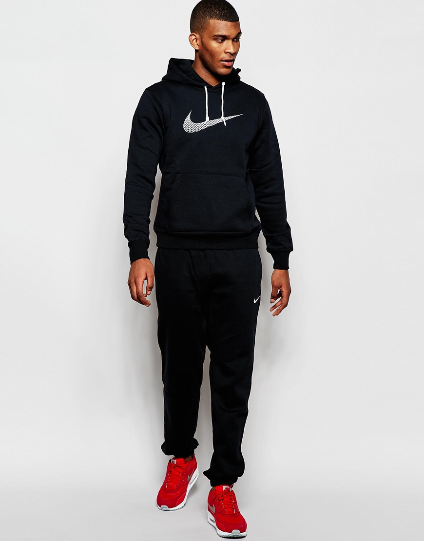 Nike Air Black Pullover Hoodie in Black for Men Save 24 Lyst