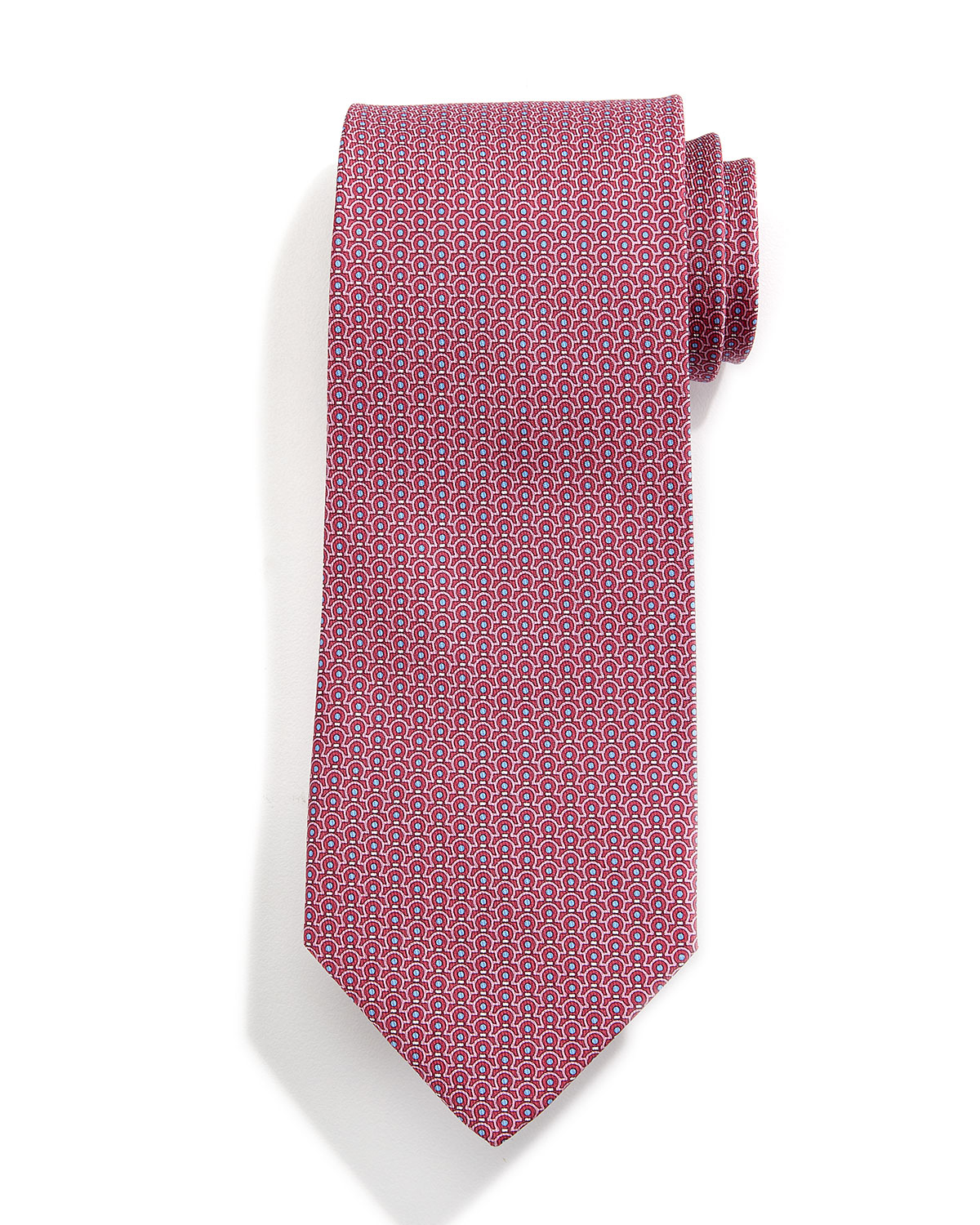 Ferragamo Gancini-print Silk Tie in Red for Men - Lyst Ferragamo Gancini-print Silk Tie in Red for Men - Lyst