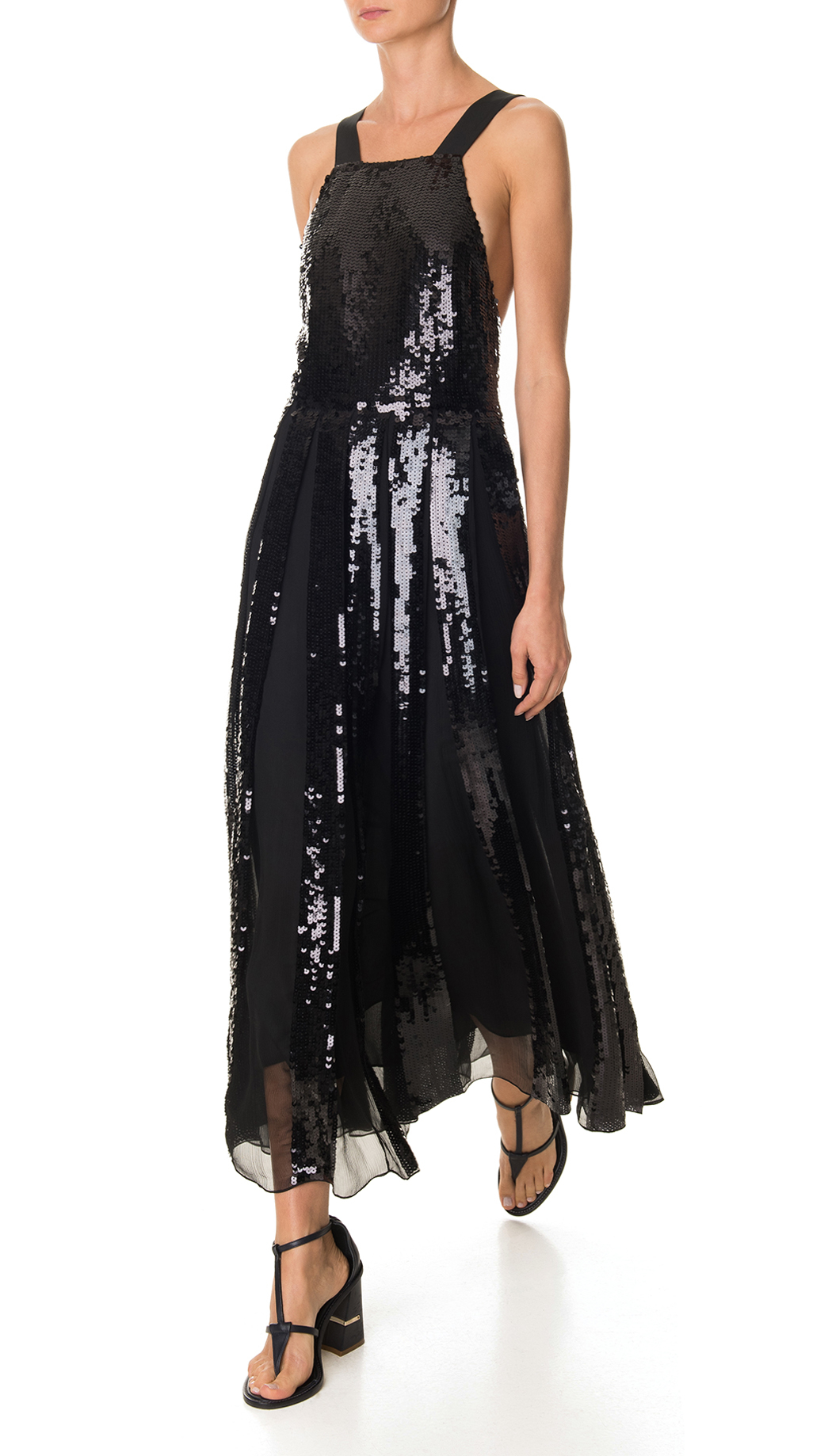 tibi sequin overall dress