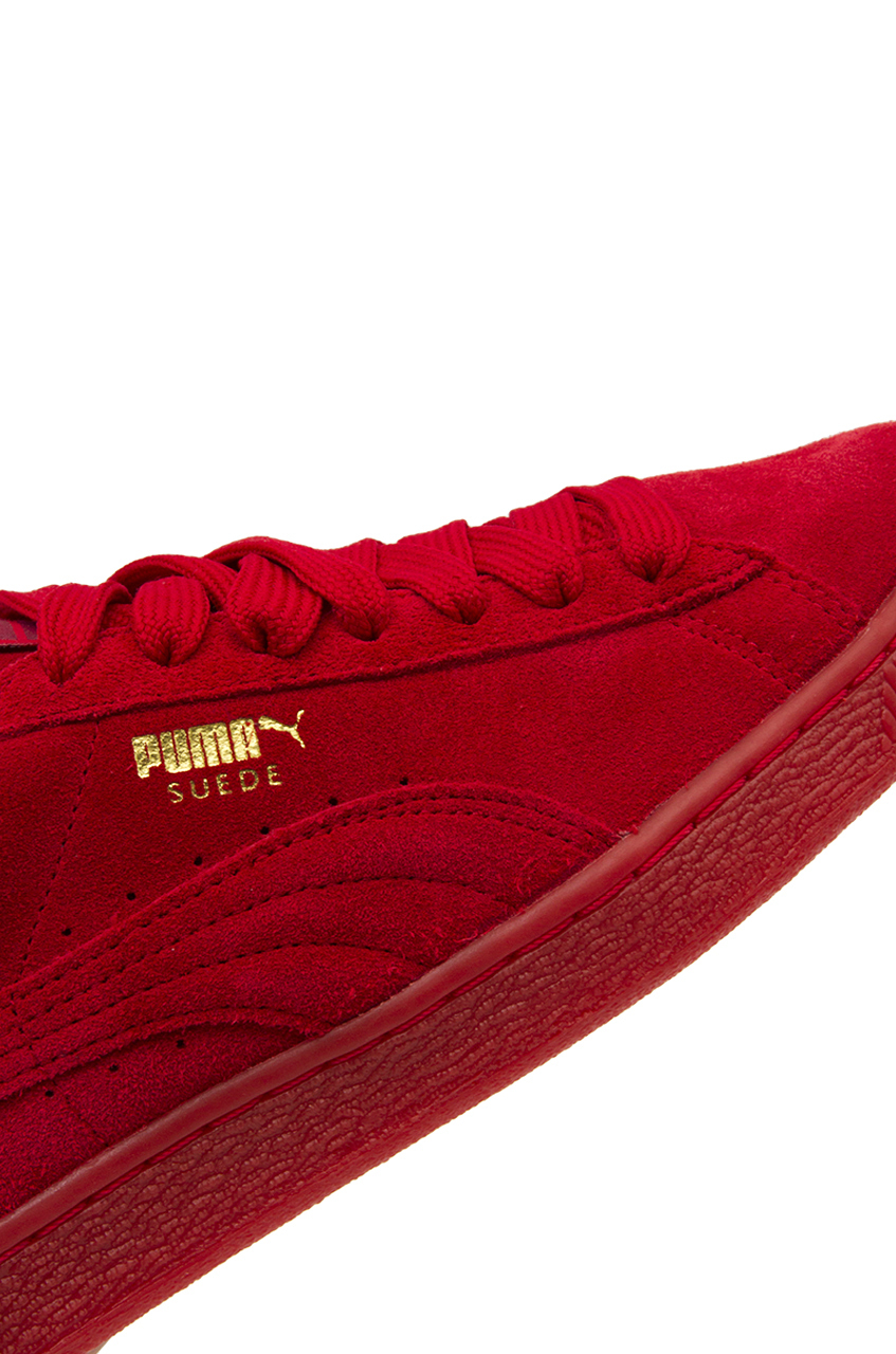 PUMA Suede Classic + Mono Iced Sneakers in Red - Lyst
