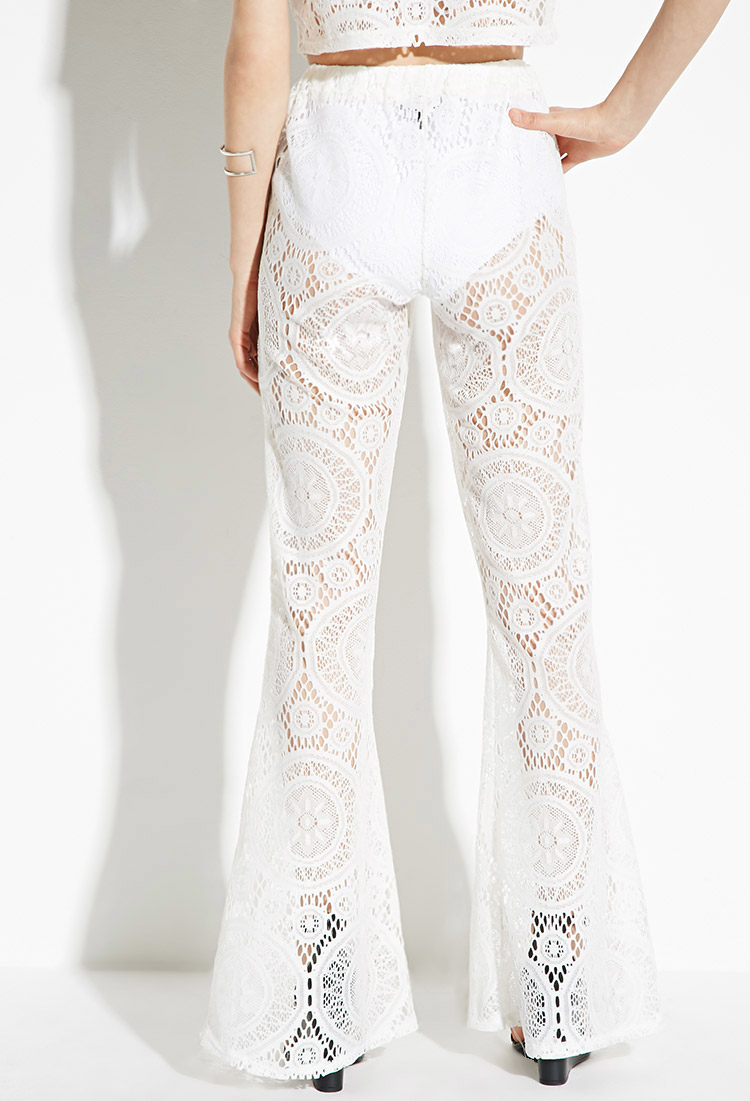 lace bell bottoms forever 21