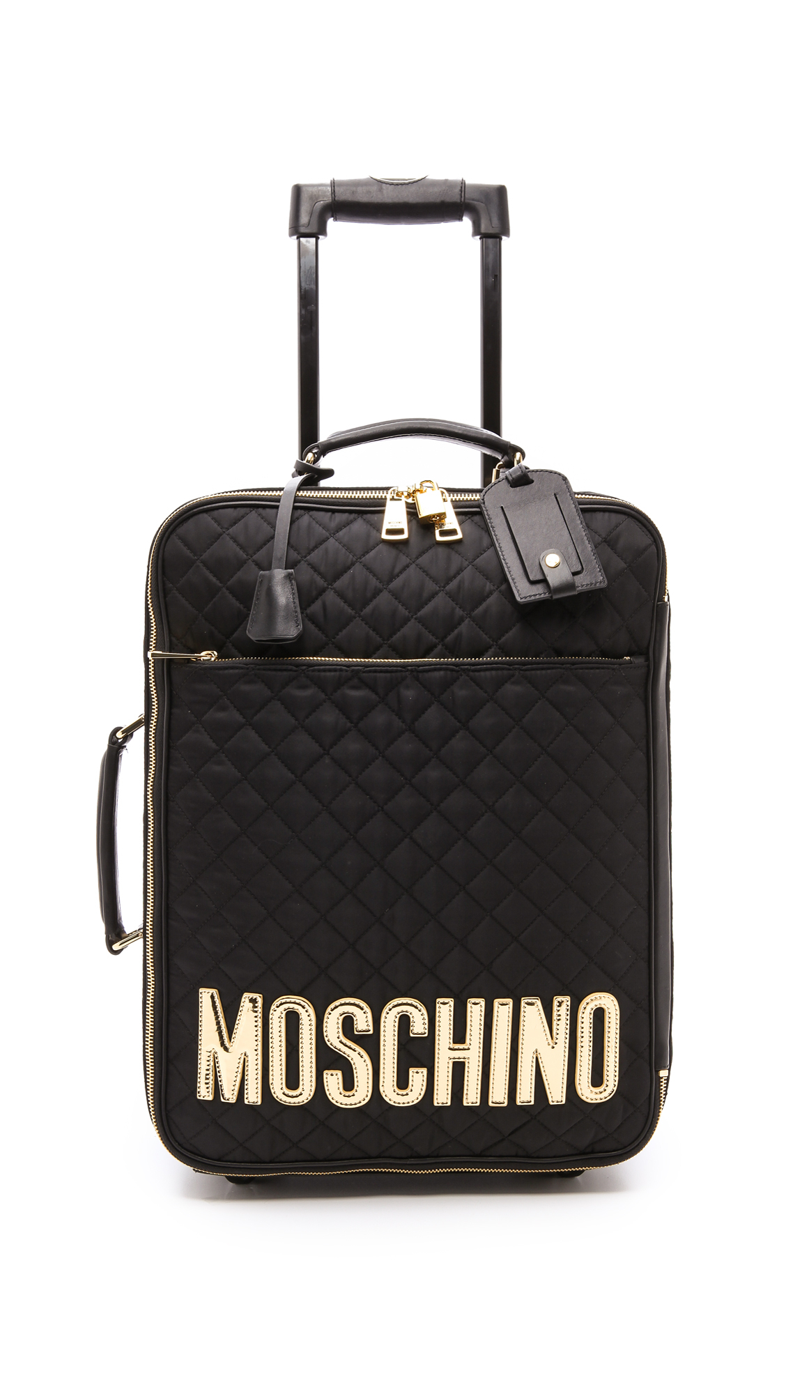 Moschino Suitcase - Black - Lyst