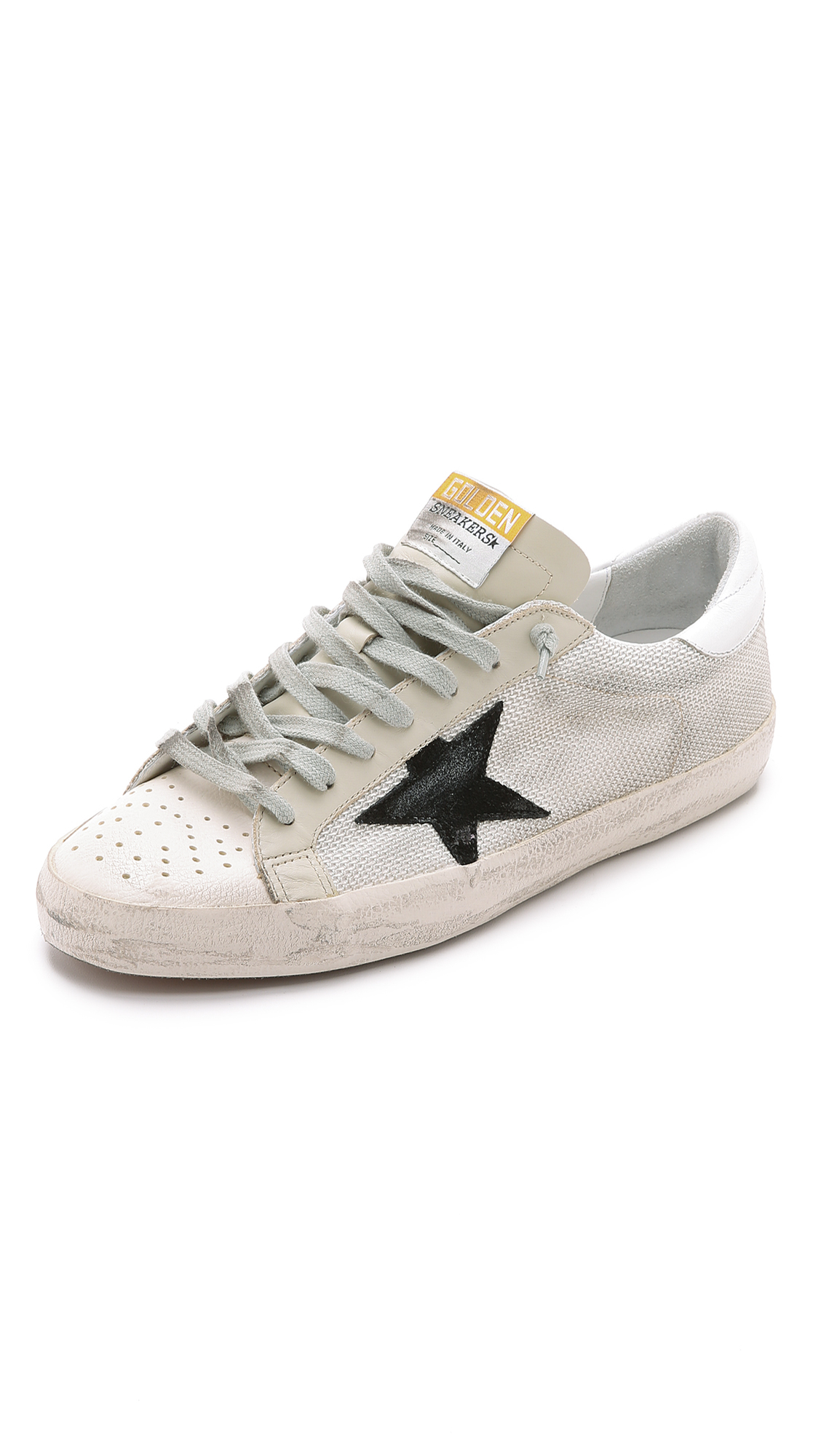 golden goose mesh superstar