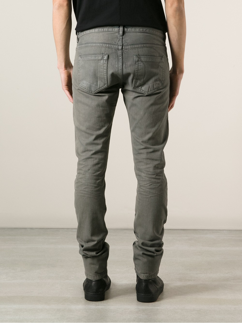 Rick Owens DRKSHDW Detroit Jeans in Grey (Gray) for Men - Lyst