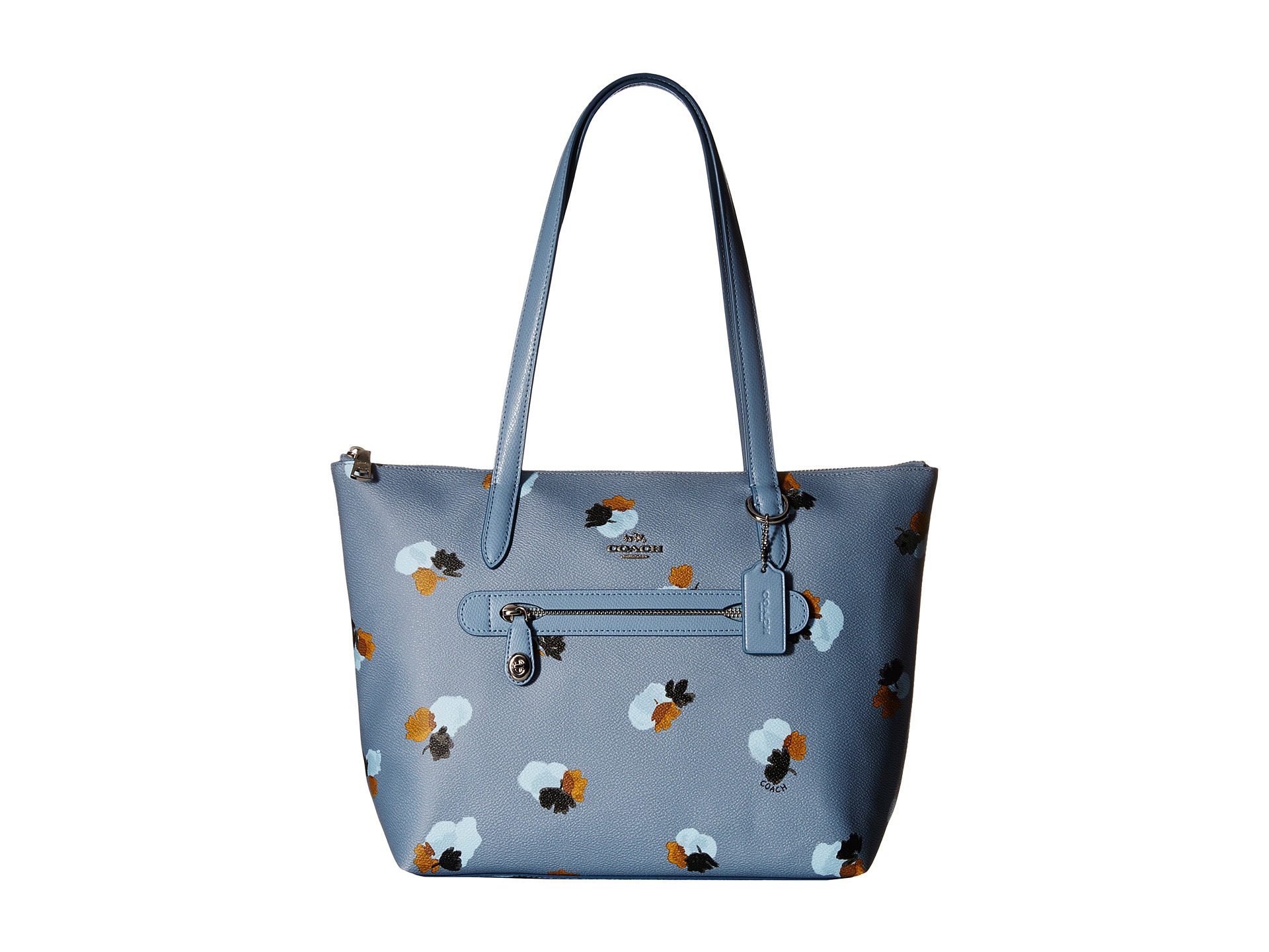 Lyst - Coach Whls Floral Printed Taylor Tote in Blue