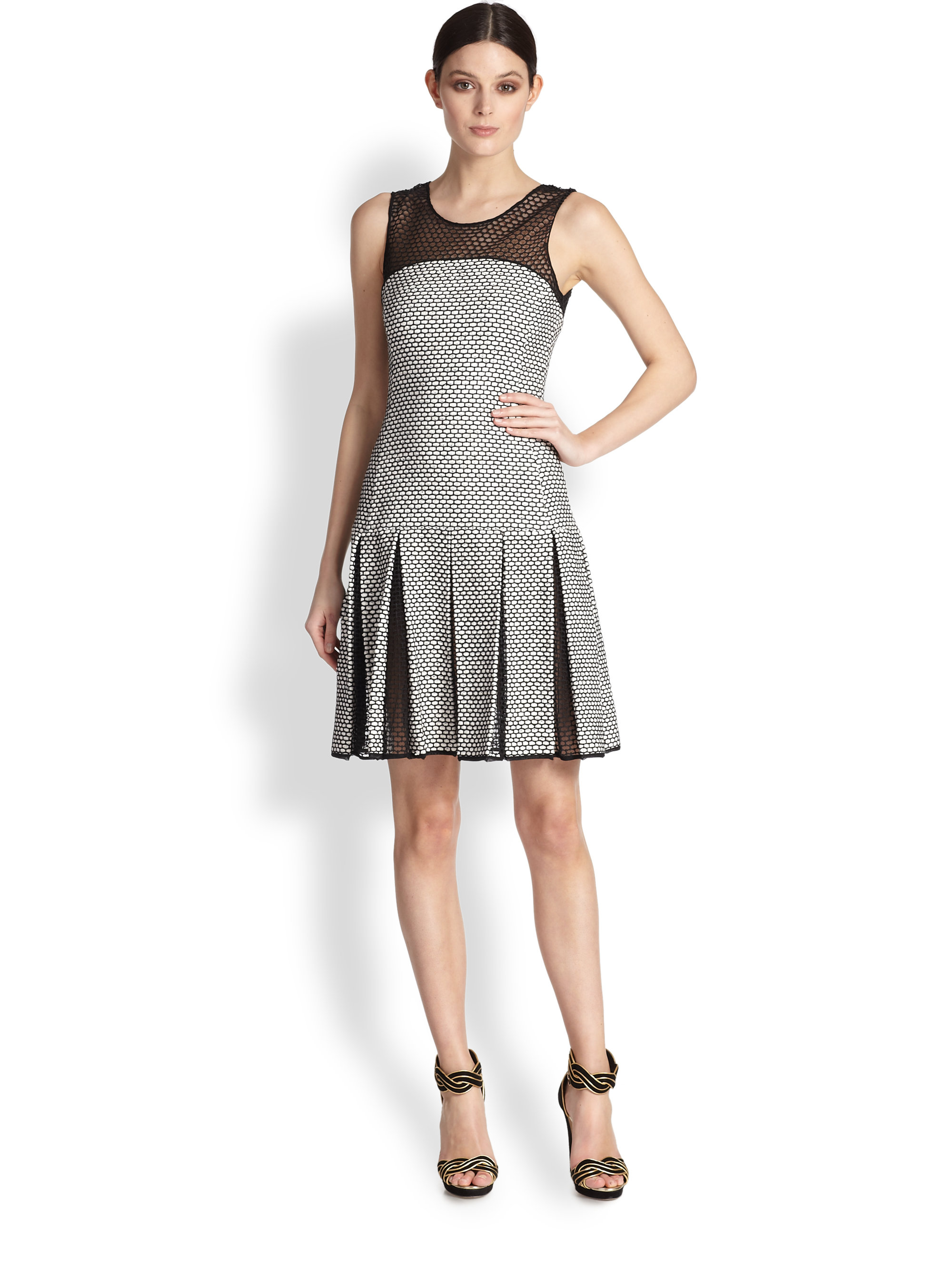 oscar de la renta tweed dress