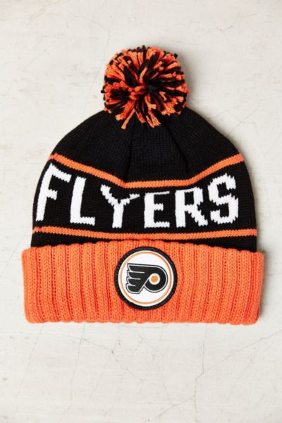 lyst mitchell ness philadelphia flyers cuff beanie in orange for men flyers snapback hart