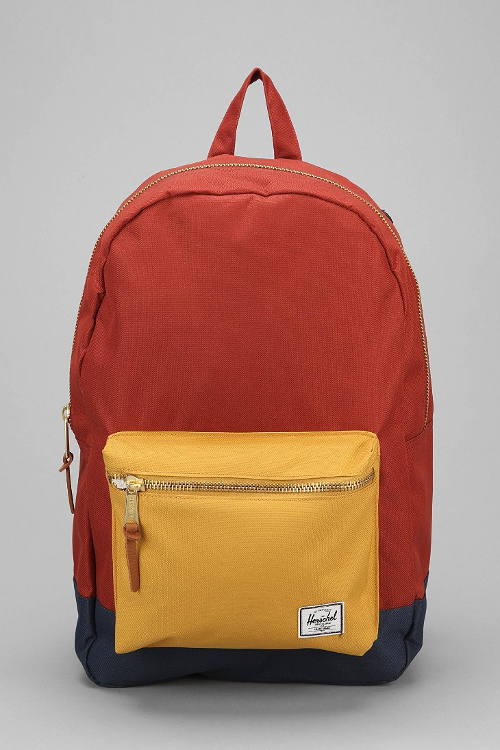 herschel colorblock backpack