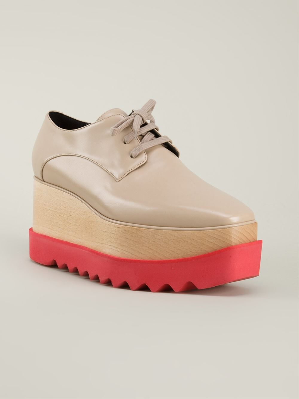 Stella McCartney 'Scarpa Plast.S.Gomma' Loafers in Natural | Lyst