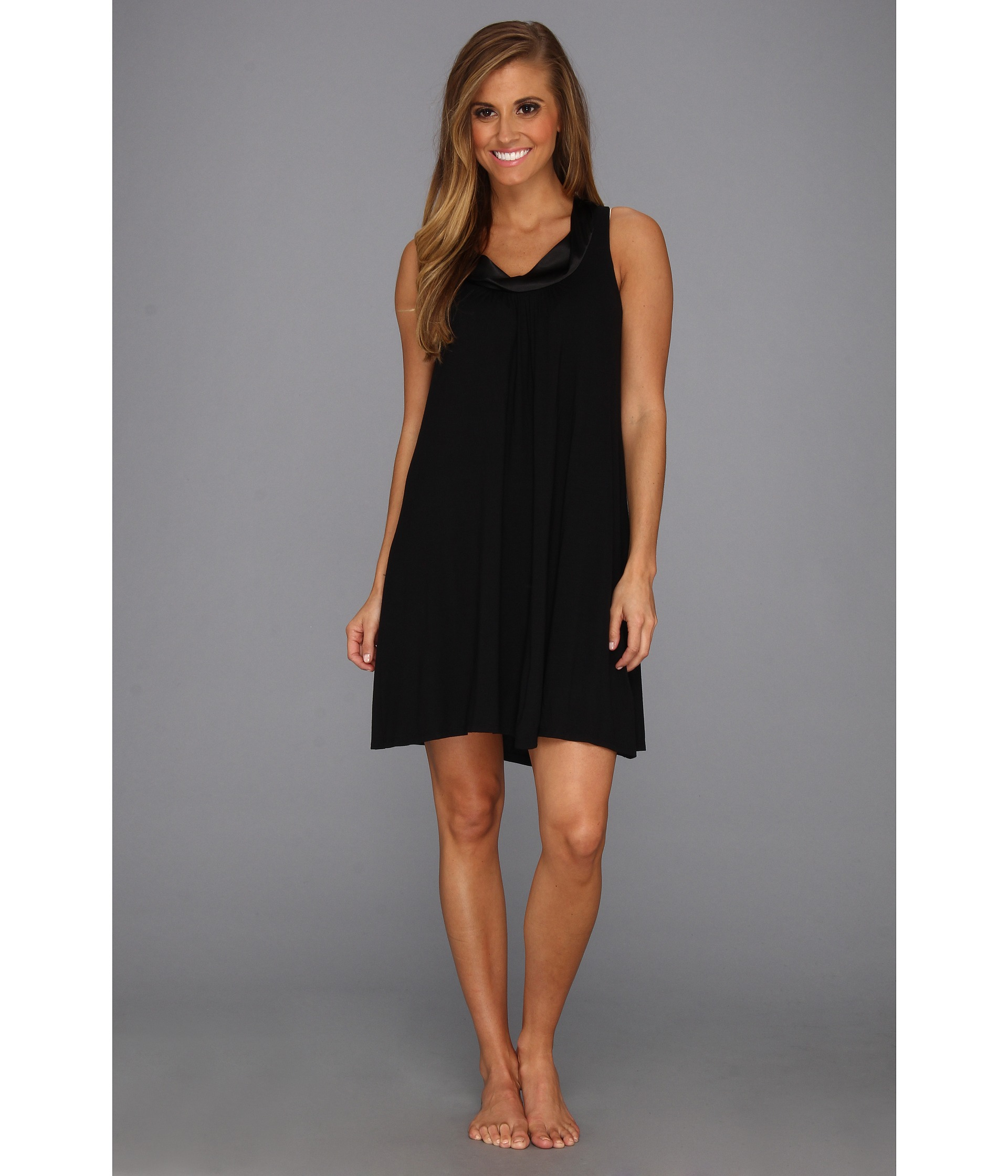 Carole Hochman Midnight By Forever and Always Chemise in Black | Lyst