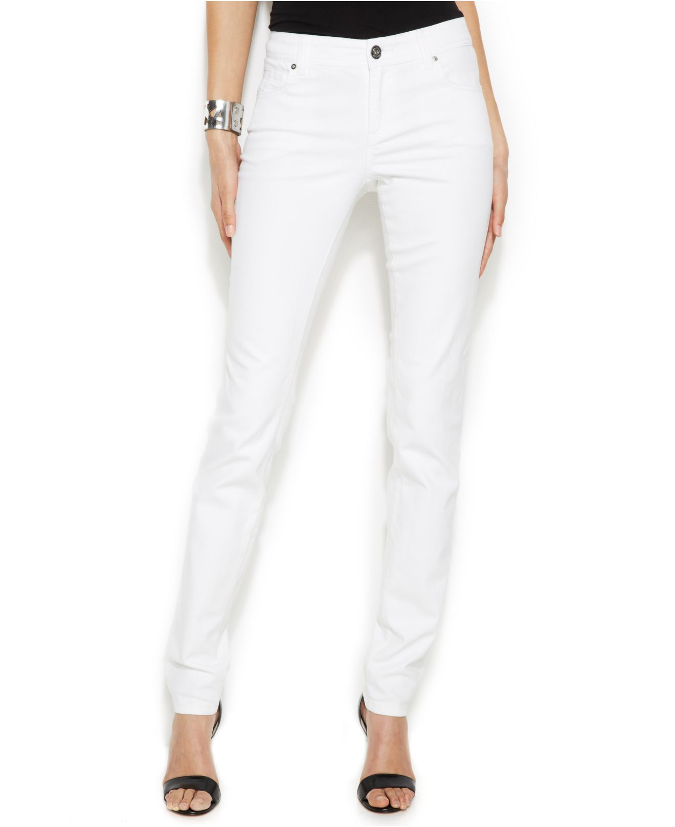 Lyst Inc International Concepts Skinny Jeans, White Wash, Only At
