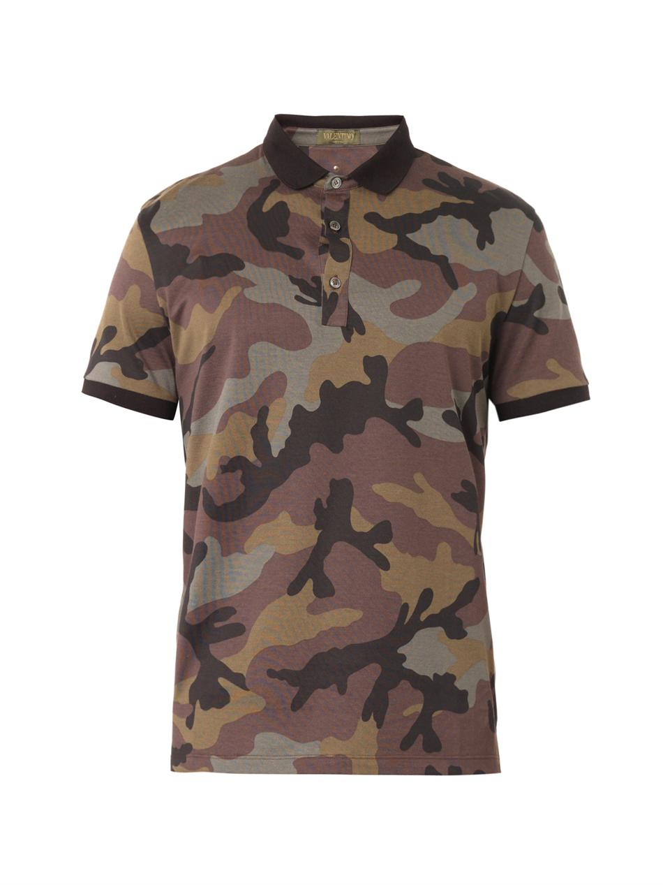 valentino polo camo