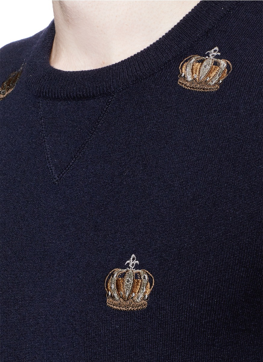 dolce and gabbana crown sweatshirt