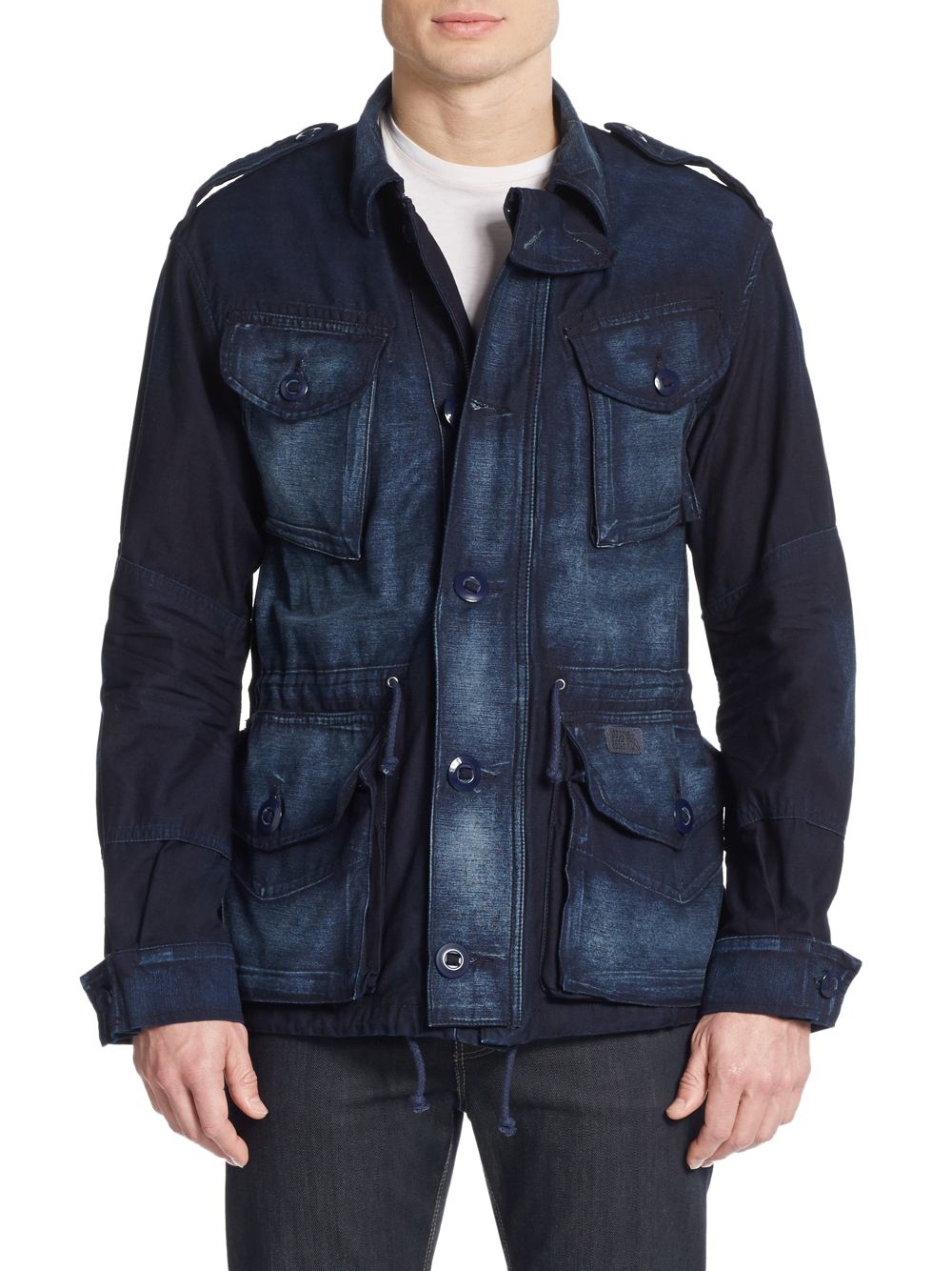 denim field jacket