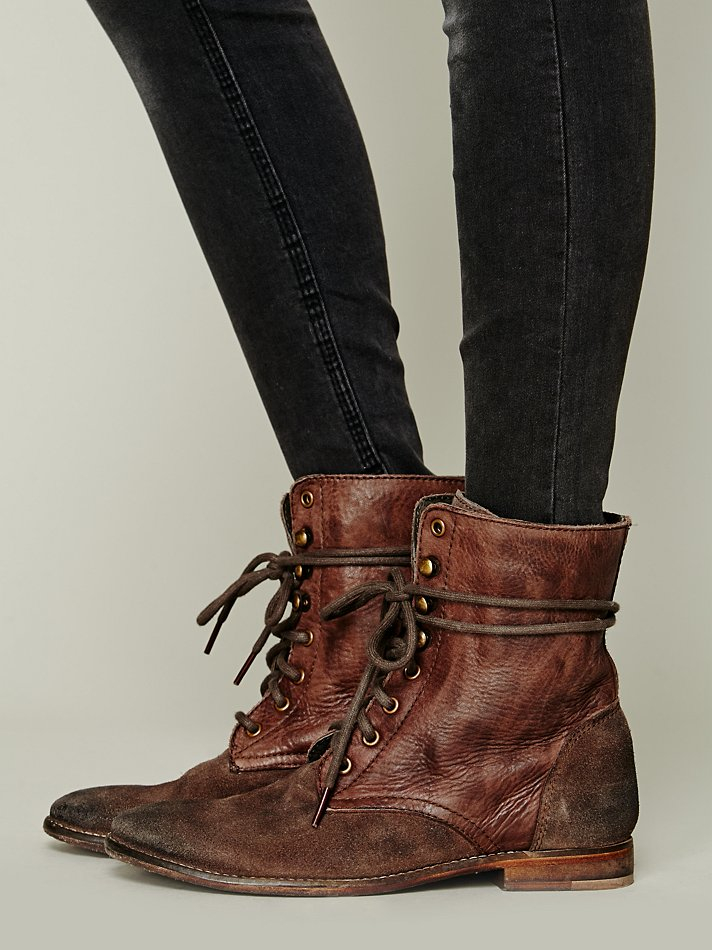 Lyst - Free People Fp Collection Womens Truemay Lace Up Boot in Brown