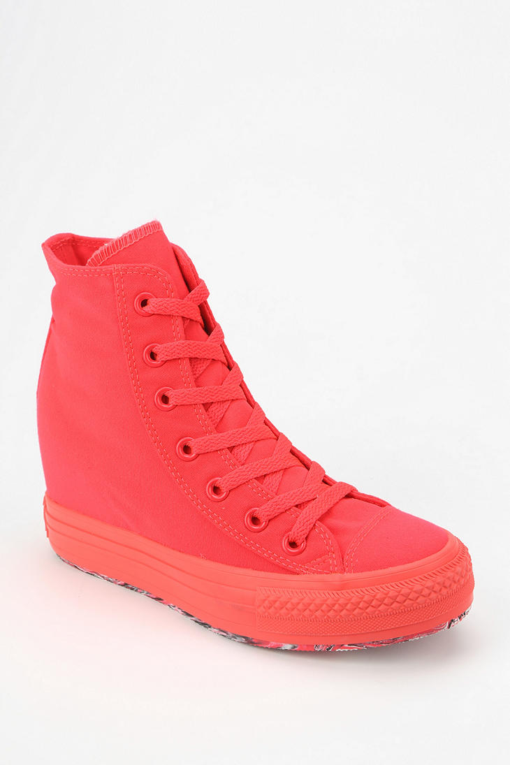 wedge converse pink