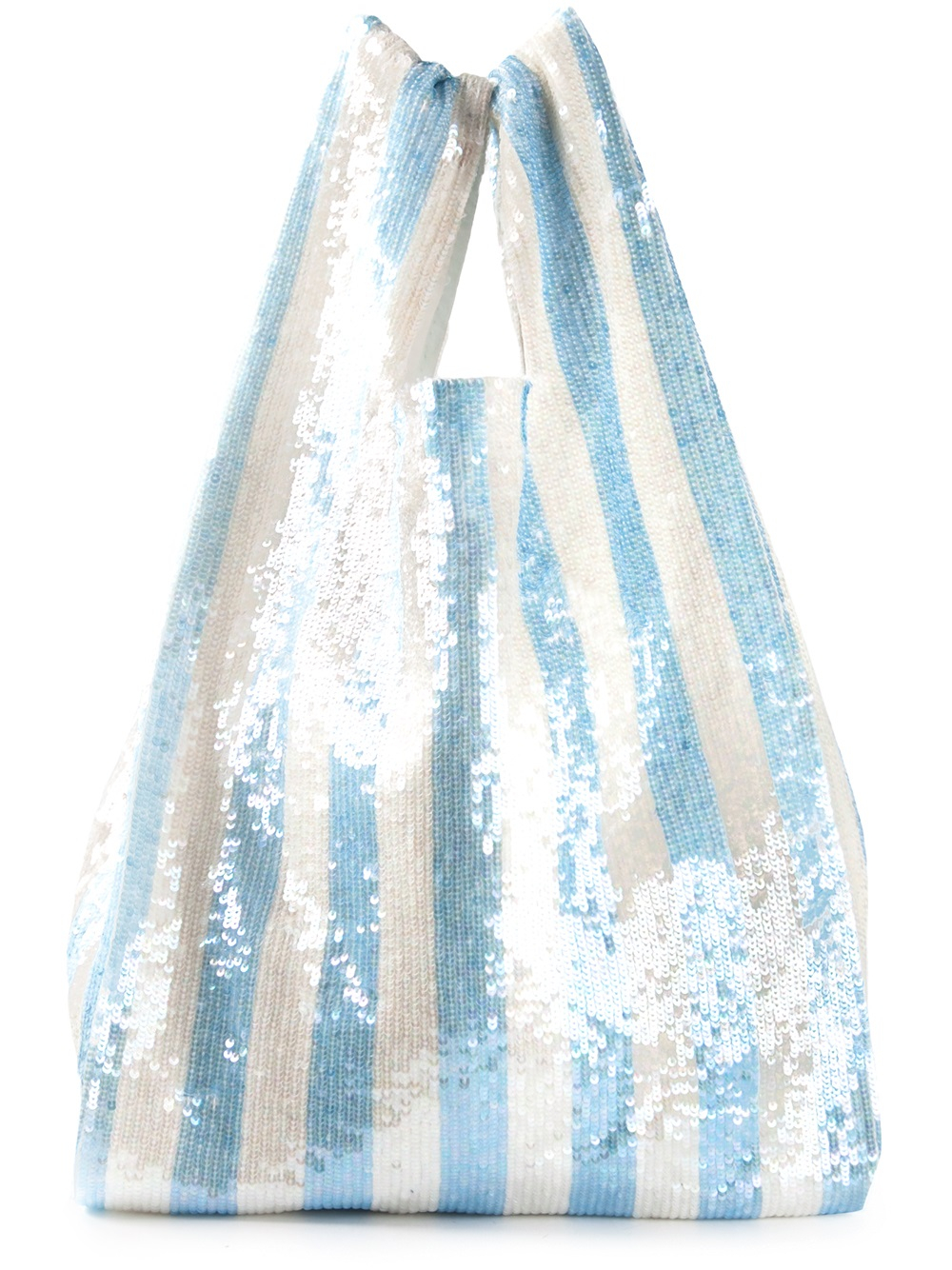 Ashish Blue Sequin Grocery Bag