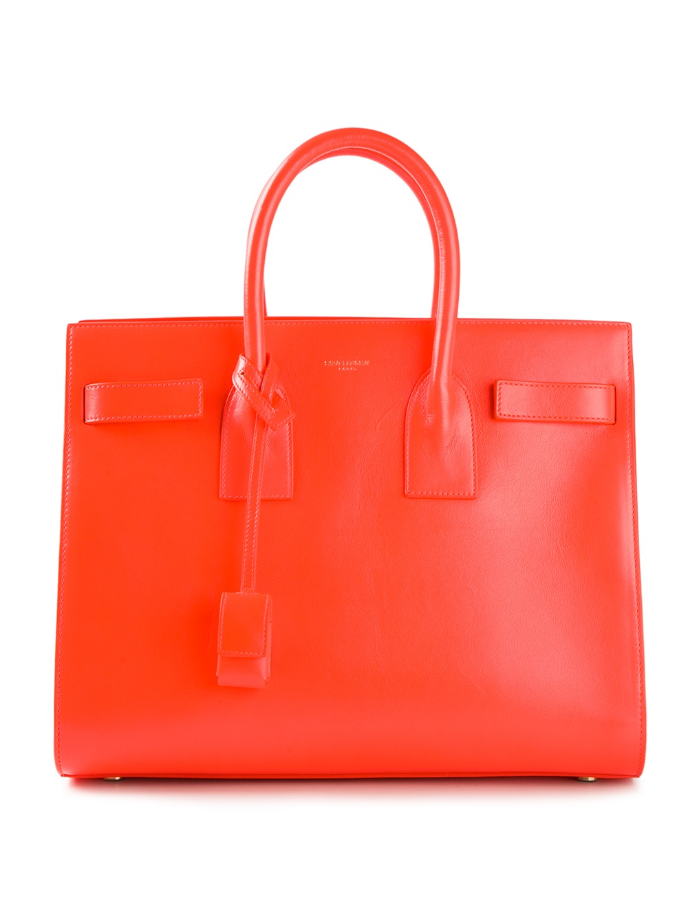 Saint Laurent Medium Sac De Jour Tote in Orange | Lyst