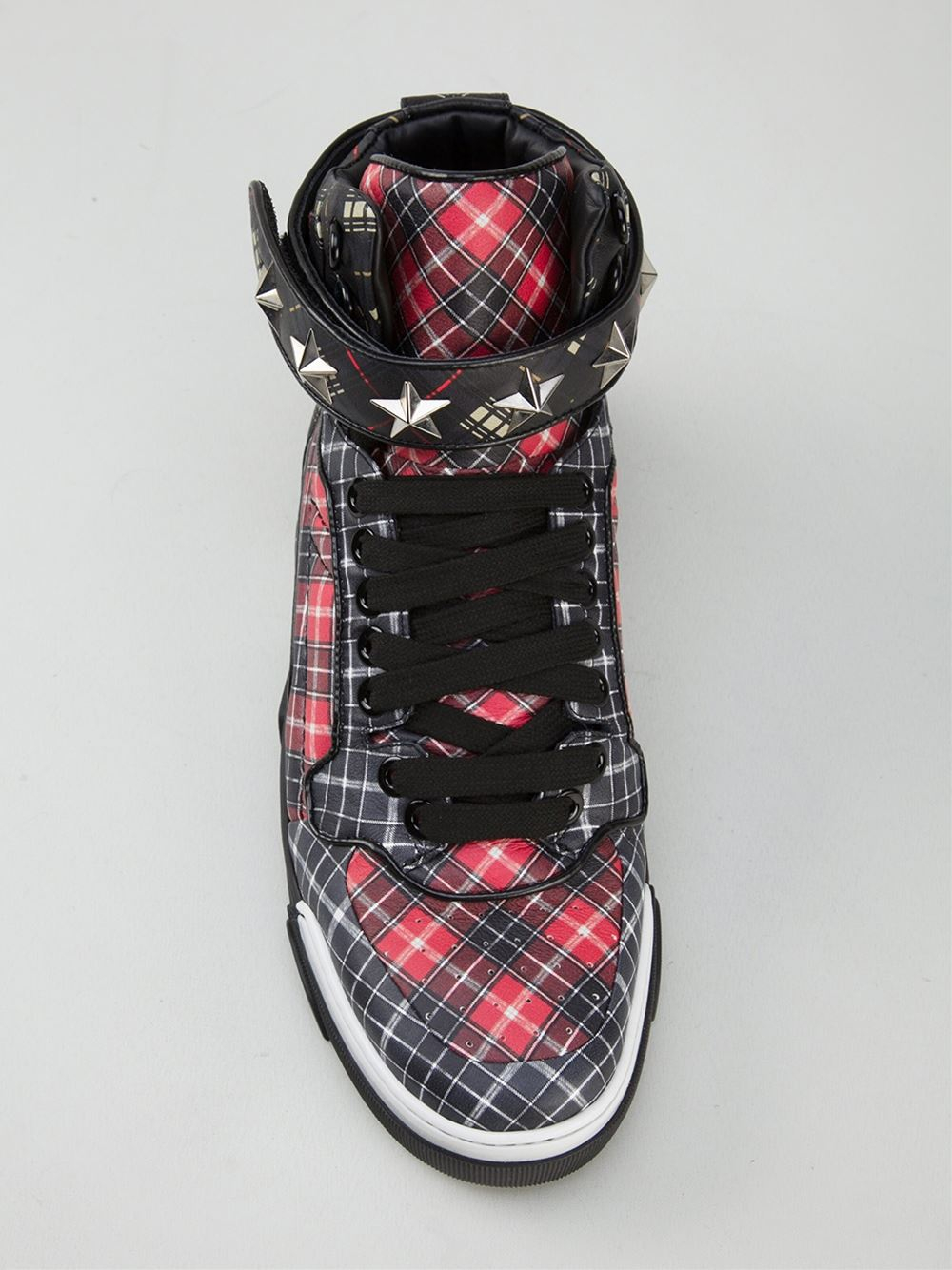 givenchy red high top sneakers
